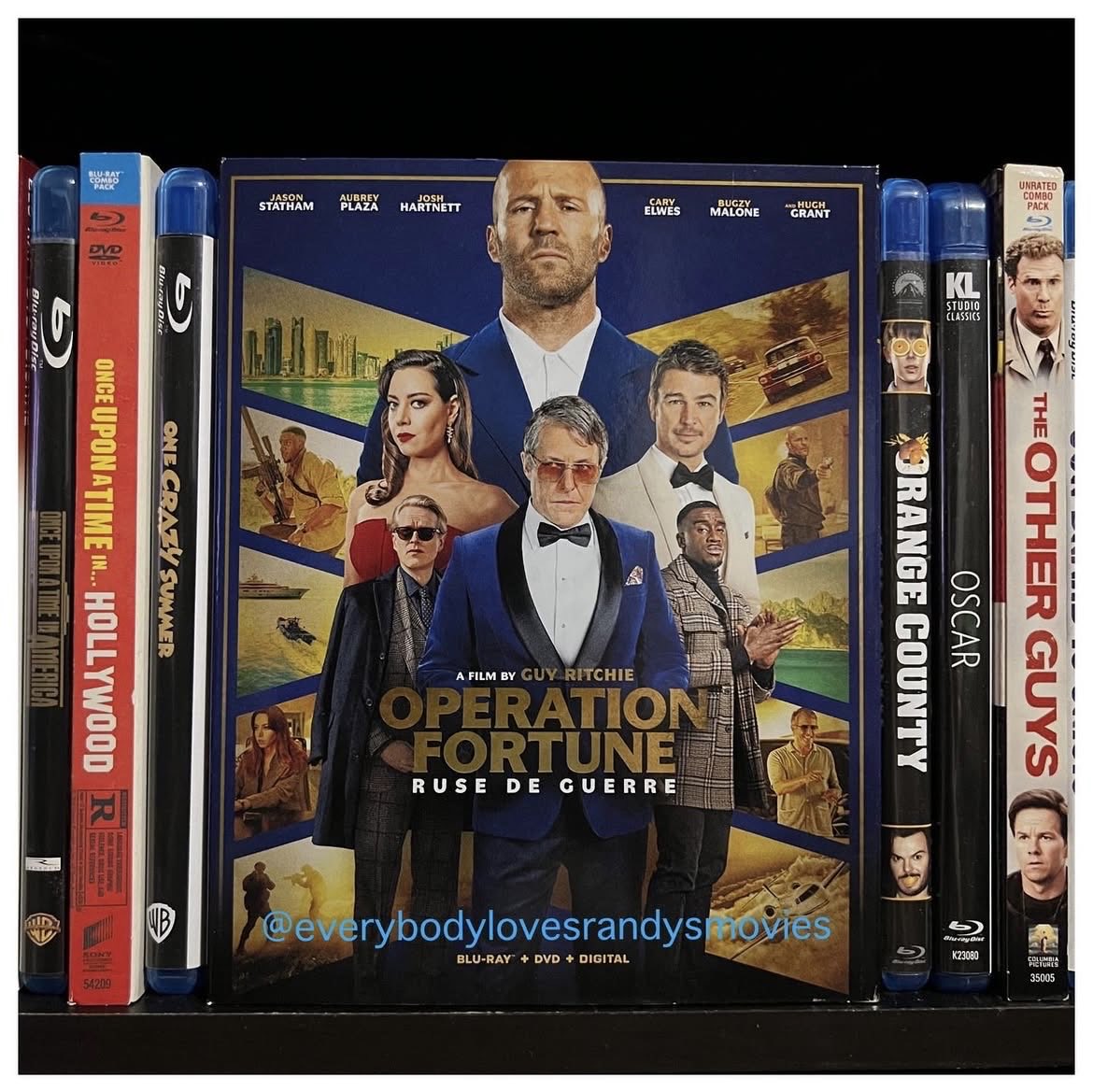 RandysMovies's tweet photo. Movie: #OperationFortuneRuseDeGuerre (2023)
Starring: #JasonStatham #AubreyPlaza #JoshHartnett #CaryElwes #BugzyMalone #HughGrant #PeterFerdinando #EddieMarsan
Directed By: #GuyRitchie
#BluRay
#MovieNerd
#MovieCollector
#BluRayCollection
#MovieCollection
#MovieBuff
#PhysicalMedia
#FilmTwitter 🔫