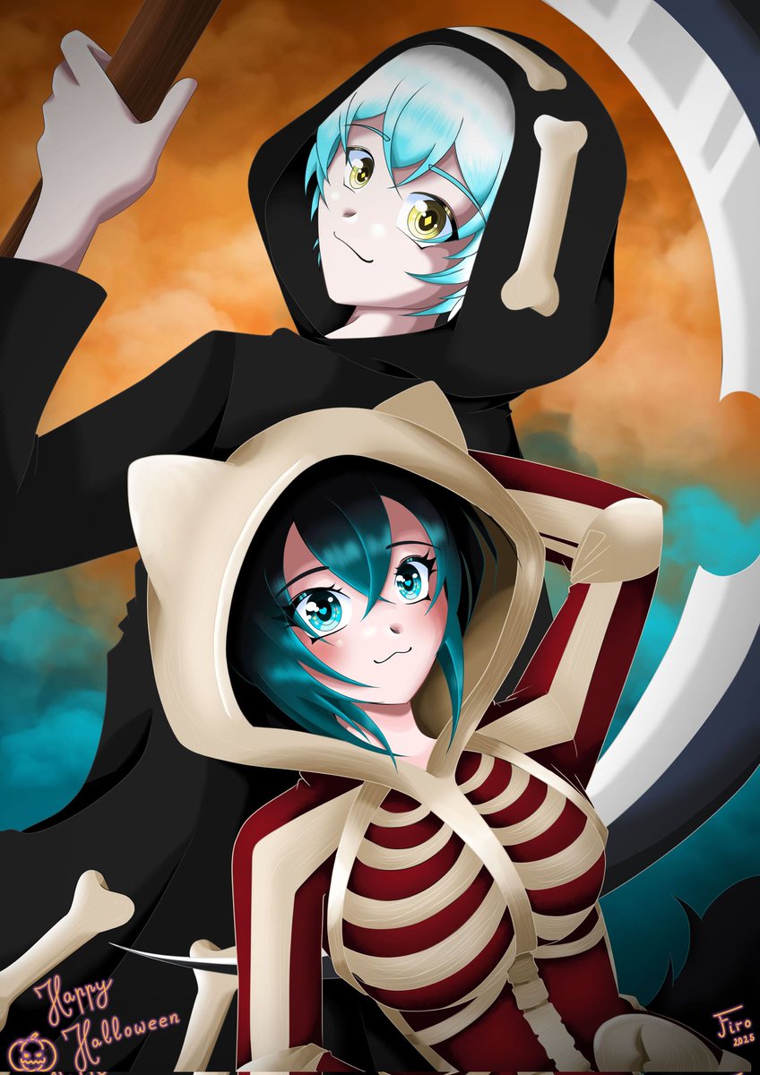 Bald ist 🎃 HALLOWEEN 🎃 
Freut ihr euch auch schon auf Grusel, Spaß und Süßigkeiten?
<a href="/Eldritch_VTube/">Eldritch 🐙 @Vibrant 👻</a> schon 5 Jahre 😘💜
#Halloween2025 
#firoart