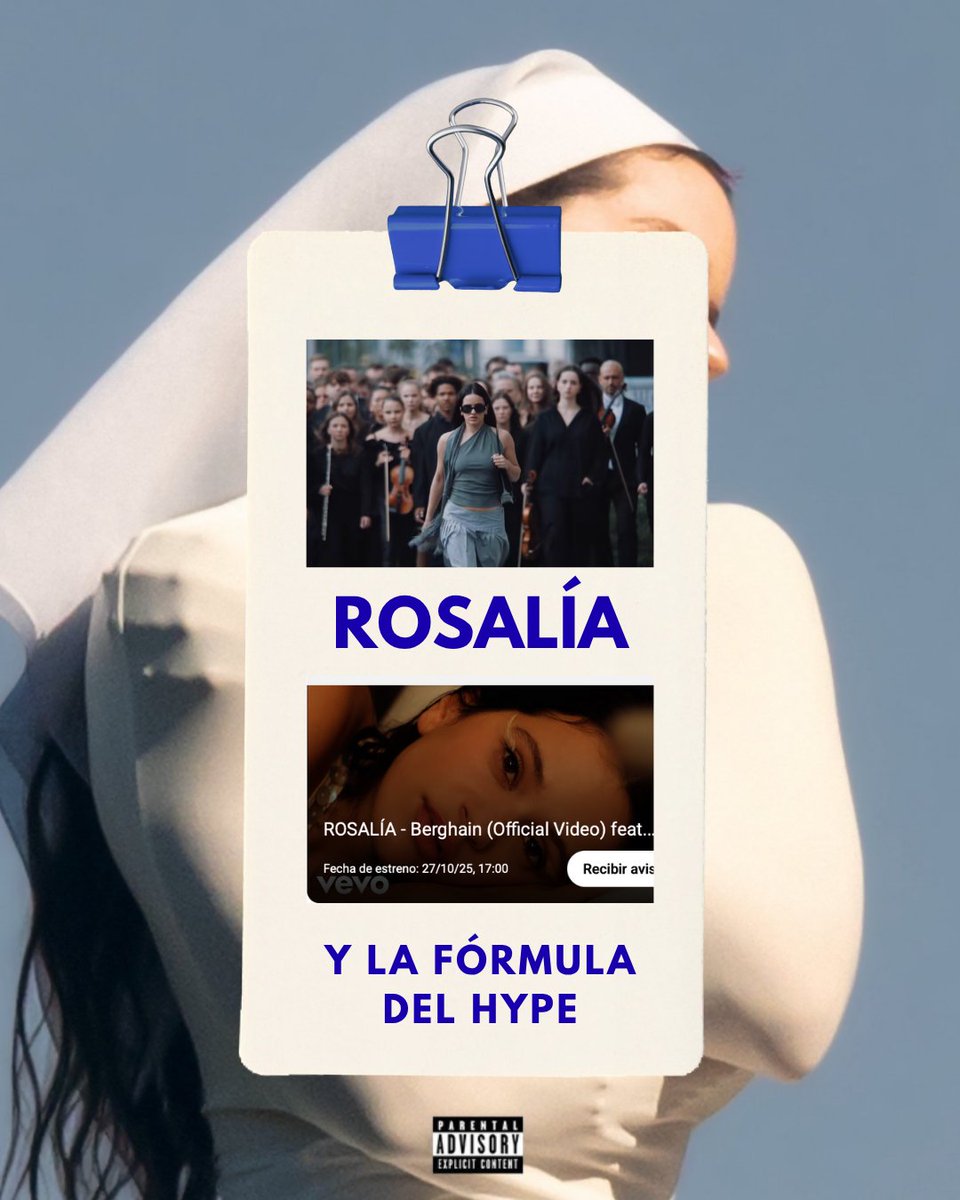 clikaoagency's tweet photo. Rosalía lo ha vuelto a hacer.

Ha conseguido que medio mundo esté hablando de LUX, su nuevo álbum, antes de que salga.

Una campaña tan medida que convierte el misterio en estrategia👇 https://t.co/Xr4XSOwhMv