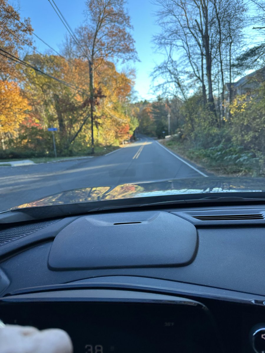 staceystring's tweet image. It was such a pretty ride to work this morning.  I love New England in the fall ……..And then all hell broke loose at work 😫😫😫😫