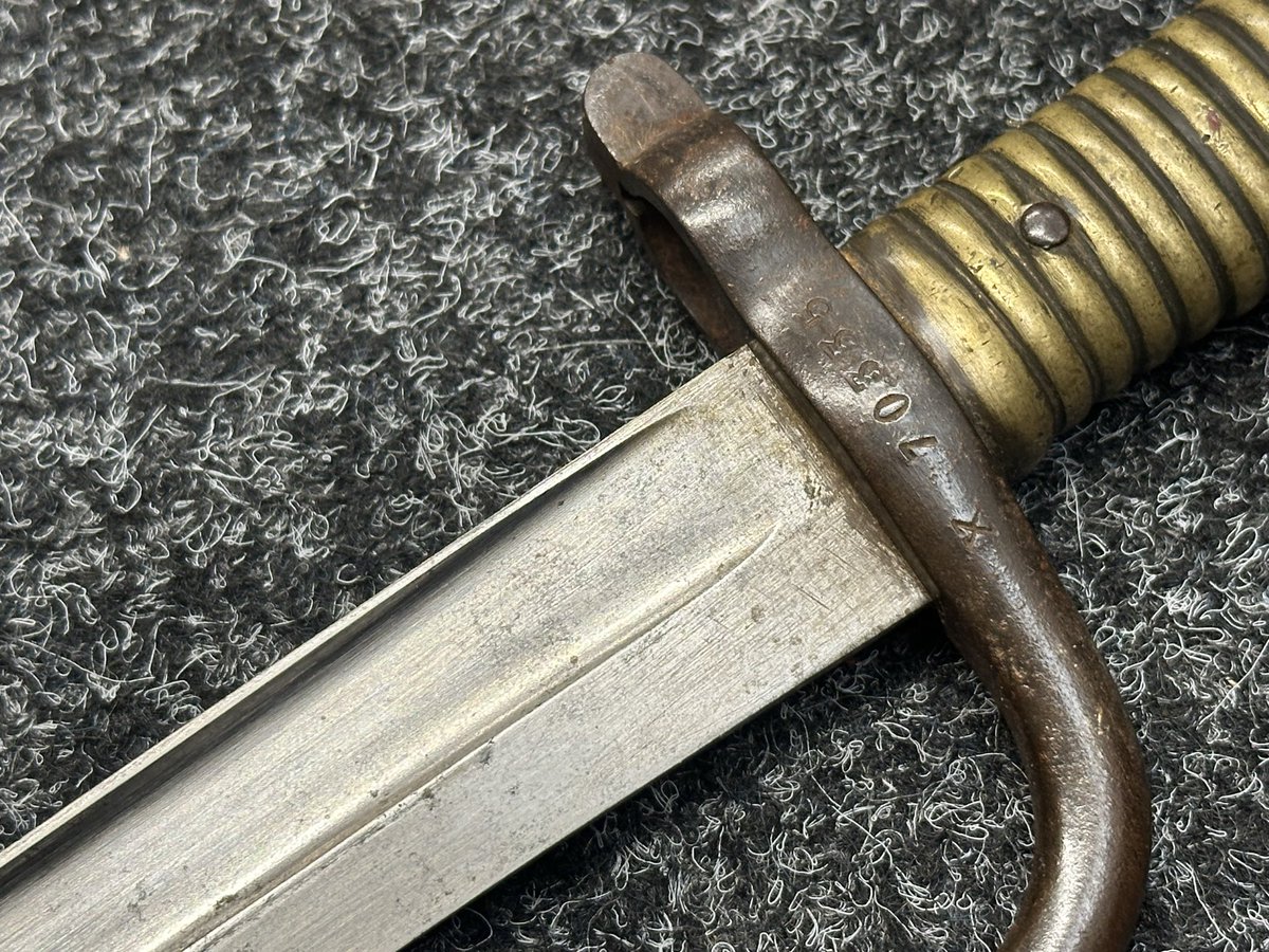 French Chassepot bayonet matching numbers coming up in my December militaria sale