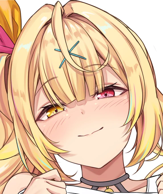 進捗ばっかでごめんだけどお顔可愛く描けたから見てほしい