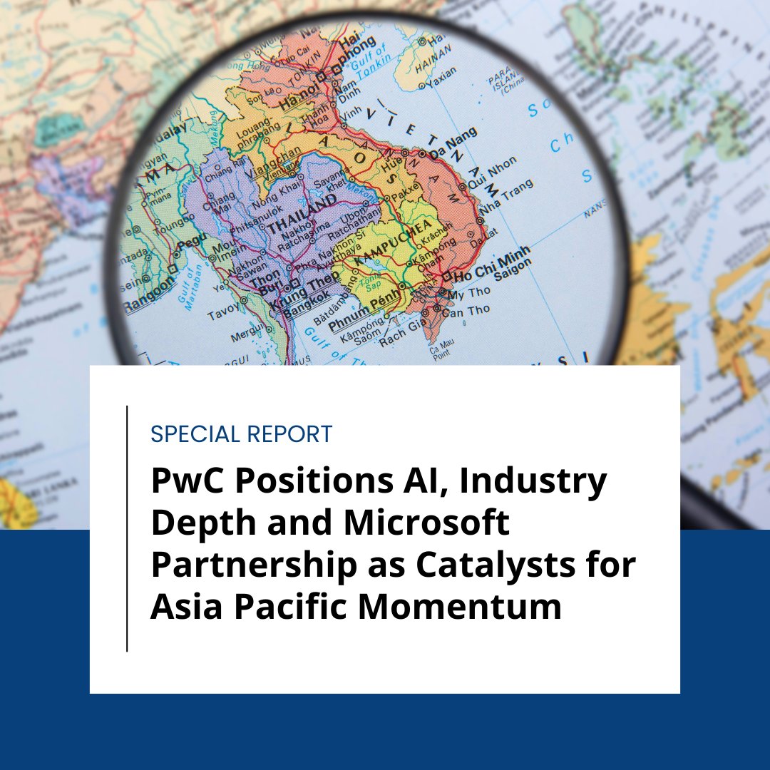 TBRinc's tweet image. Learn what is strengthening #PwC’s #digitaltransformation play in #AsiaPacific and which use cases are highlighting PwC’s #Microsoft #alliance
Read the full special report: bit.ly/3KK9VK4