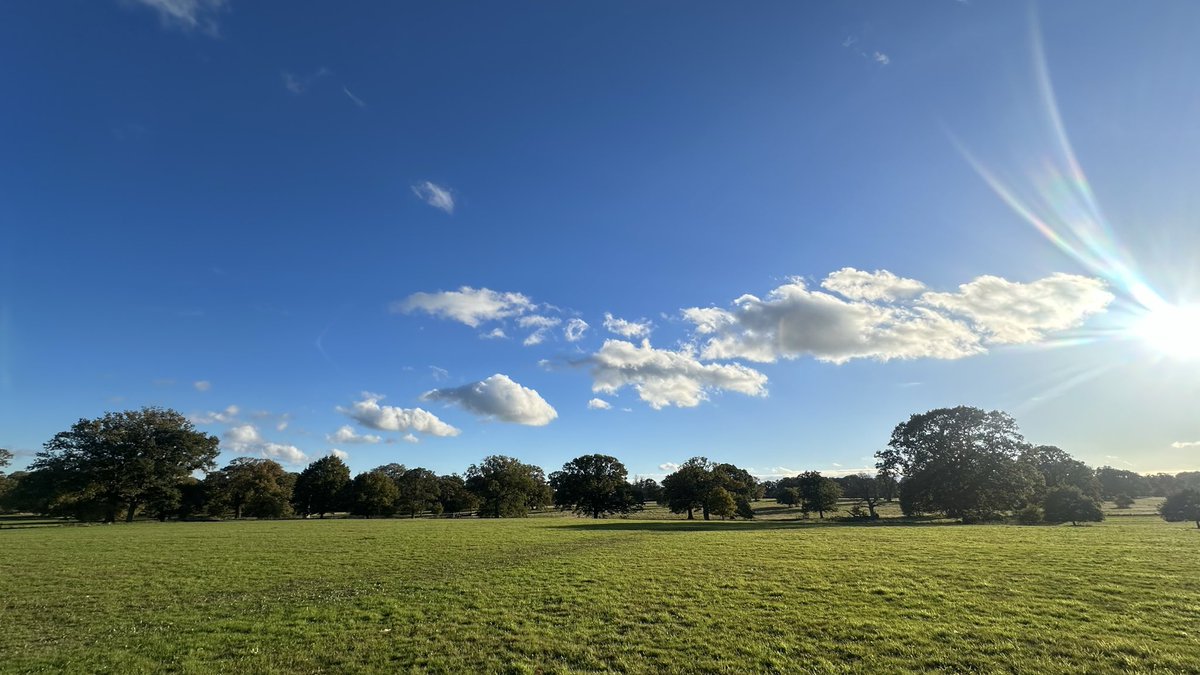 Beautiful, if chilly, day on the Blickling estate.
