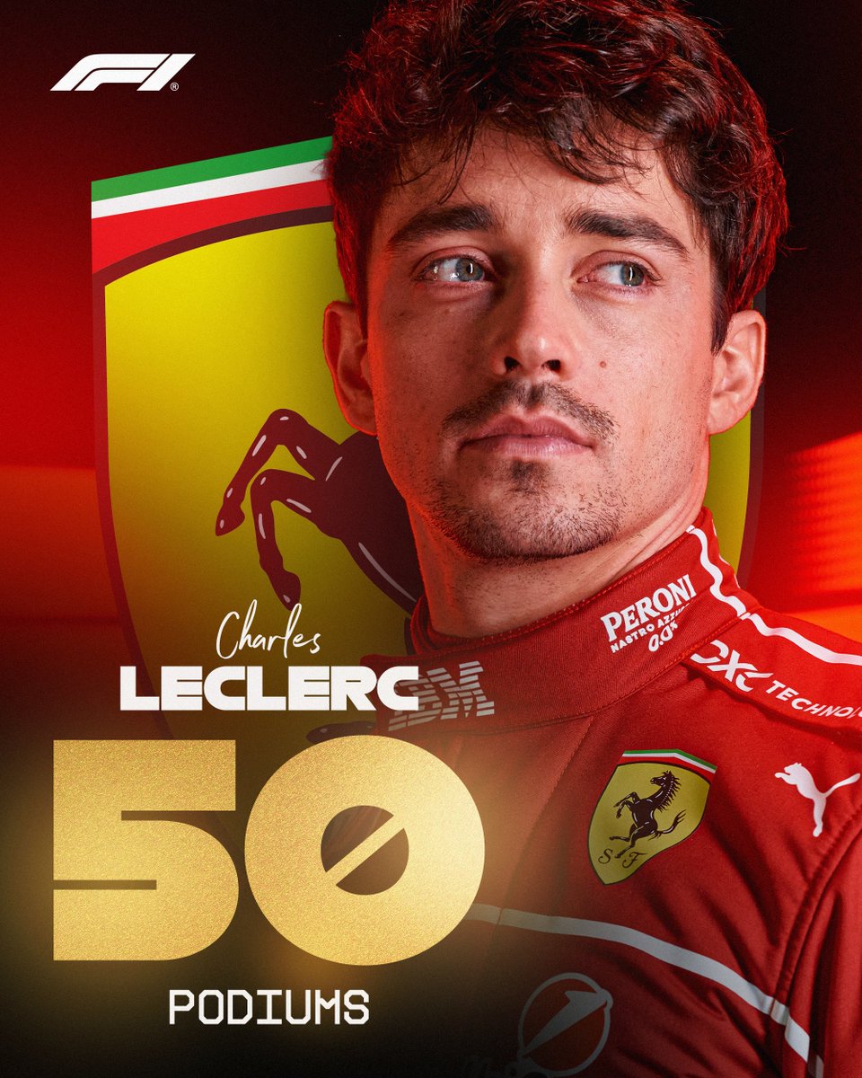 Charles Leclerc claims his 50th podium in F1! 😇

The Monegasque's "surprise" podium in Mexico also helped move Ferrari up to P2 in the Constructors’ Championship 👏

#F1 #MexicoGP