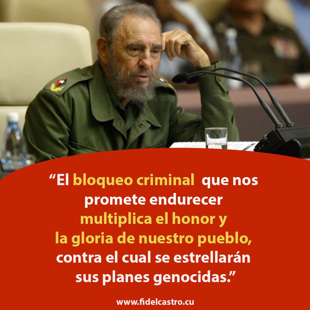 #CubaEstáFirme
#CubaVencerá
#TumbaElBloqueo