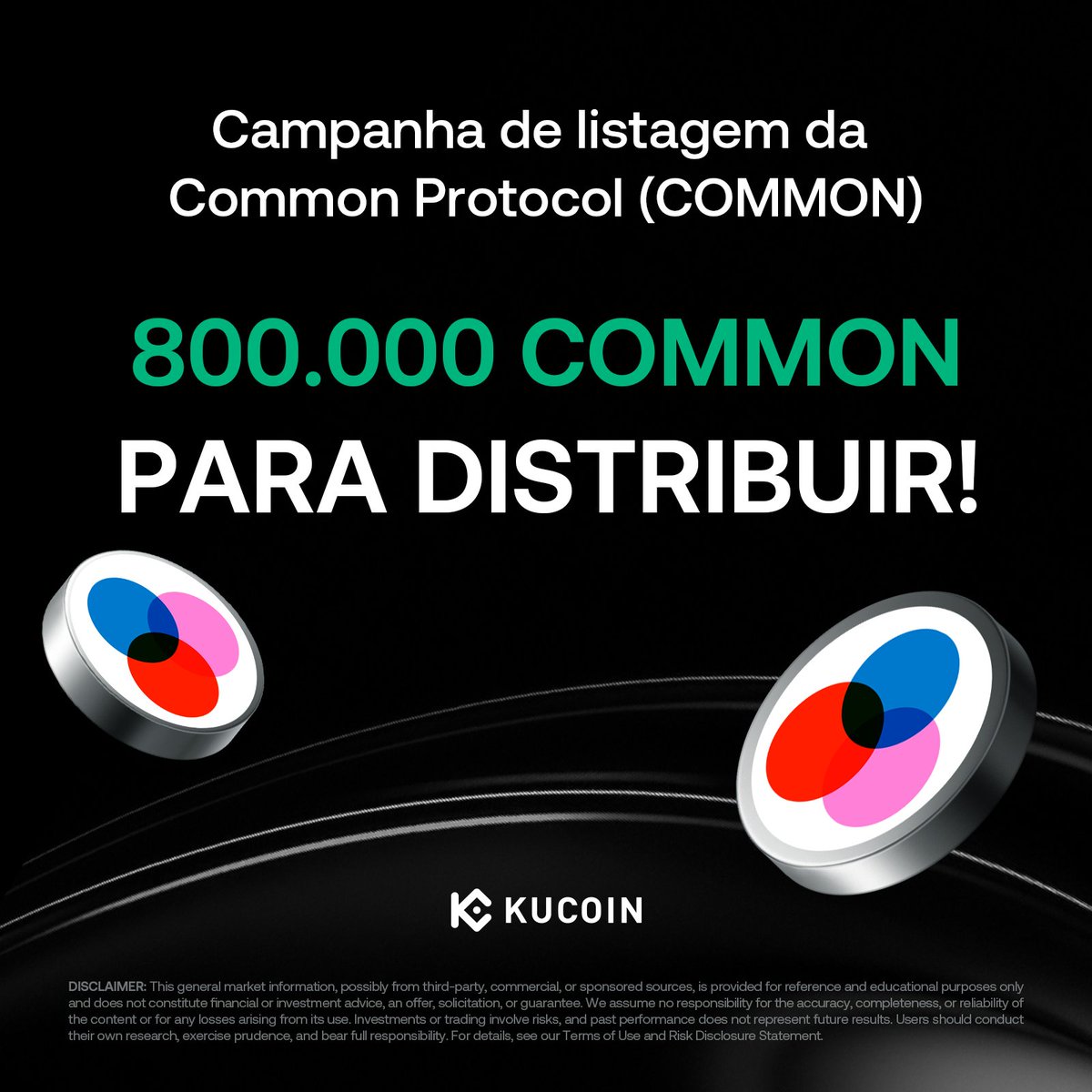 KuCoinPortugues's tweet image. Campanha de listagem da @commondotxyz, 800.000 $COMMON para distribuir!

🔹 Carnaval da #COMMON no #GemSlot
🔹 Evento exclusivo para #Afiliados

Detalhes: kucoin.com/pt/announcemen…