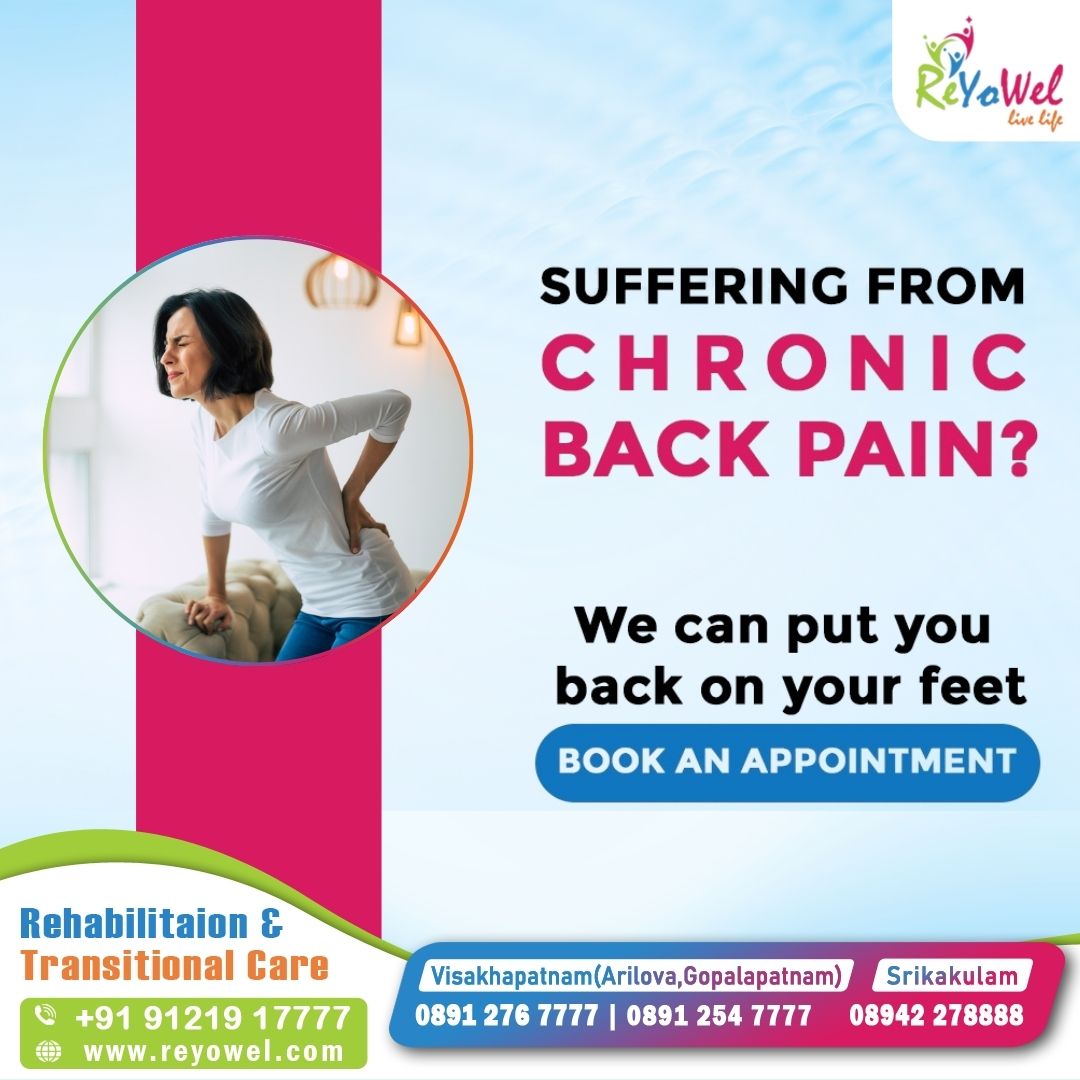 reyowel's tweet image. SUFFERING FROM CHRONIC BACK PAIN? We can put you back on your feet
#ReyowelCare #RehabilitationCare #TransitionalCare #HealingWithCare #PatientRecovery #PostSurgeryCare #InjuryRehabilitation #RegainIndependence #HolisticHealing #ReyowelRehab #QualityCare #HealthRecovery