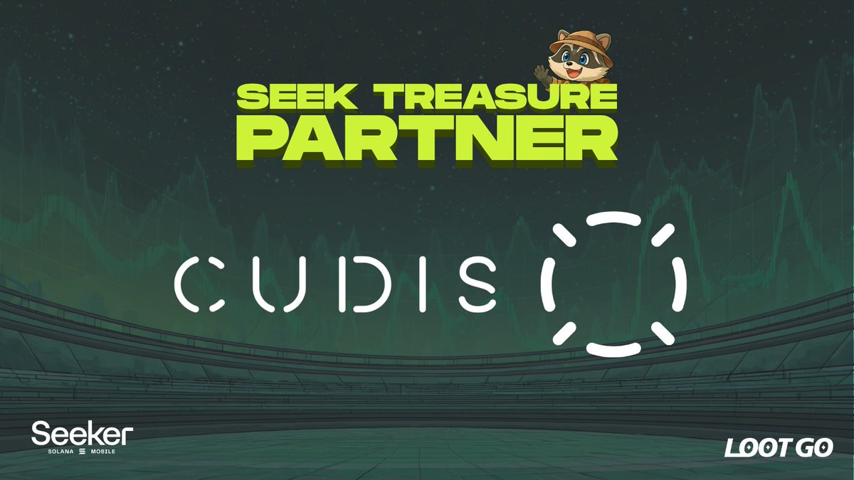 lootgo_official's tweet photo. LootGO’s @solanamobile Seek Treasure campaign powers into Week 3! ⚡️

Week 3 partner: CUDIS × LootGO
This week, treasure = health ❤️

Because your best treasure is your health — and the @CudisWellness Smart Ring helps you track, optimize, and own your well-being.

AI + crypto + health = the future of lifestyle.