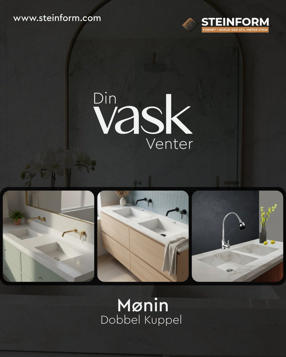 Steinformnorway's tweet image. Gjør badet komplett med Mønin Dobbel Kuppel – skreddersydd design som kombinerer funksjon, eleganse og kvalitet. Perfekt for moderne hjem.

besøk: steinform.no

#Steinform #Steinvask #vask #Baderomsdesign #SkandinaviskDesign #ModernLiving