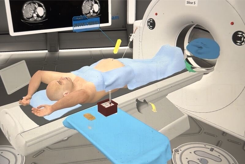 We’ll have five VR headsets where you can perform a CT-guided liver biopsy, a Mediability simulator for hands-on kyphoplasty, and other interactive stations! Sign up today!

sites.brown.edu/vir-symposium/…