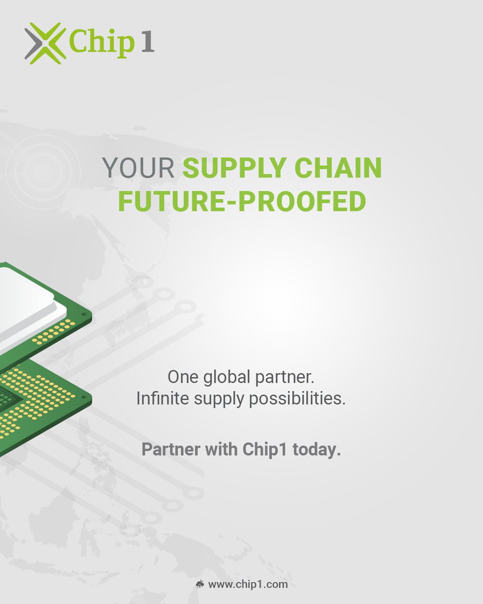 chip1exchange's tweet image. At Chip 1 Exchange, every connection is built to scale.

From rare components to global orders, we deliver with speed, precision, and reliability.

Franchise-authorized sourcing. Full traceability. Certified quality.

#Chip1 #SupplyChainExcellence #TrustedPartner #GlobalNetwork
