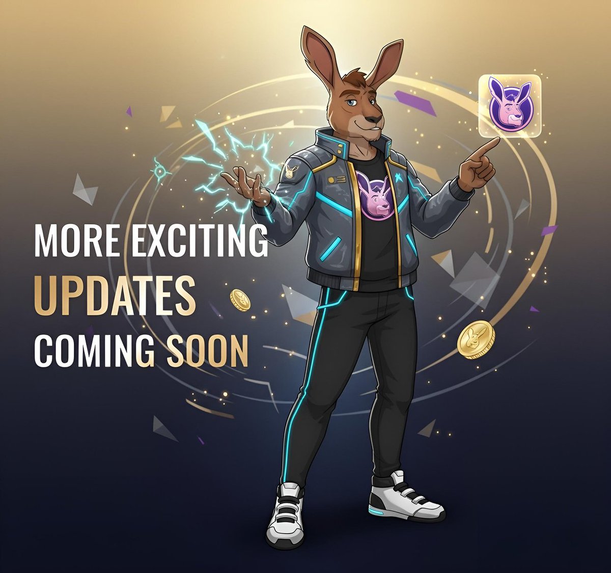 The Kangamoon ecosystem keeps growing ⚡

We’re building something built to last. Every update takes us one step closer.

Stay tuned, more exciting updates are coming soon. 🚀
 for more exciting updates