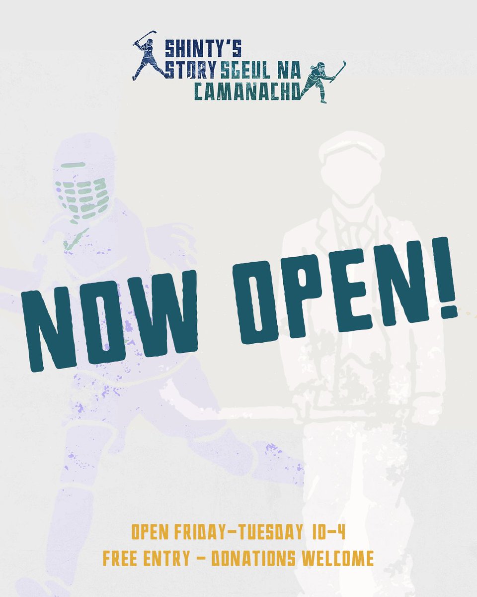 camanachd's tweet photo. Shinty's Story is now open for visitors! Located at the Bught Park Pavilion in Inverness, you can come learn about Shinty's origins and evolution to today's game 🏑
The exhibition is open from 10-4 Friday-Tuesday. https://t.co/E6FTNFHHzy