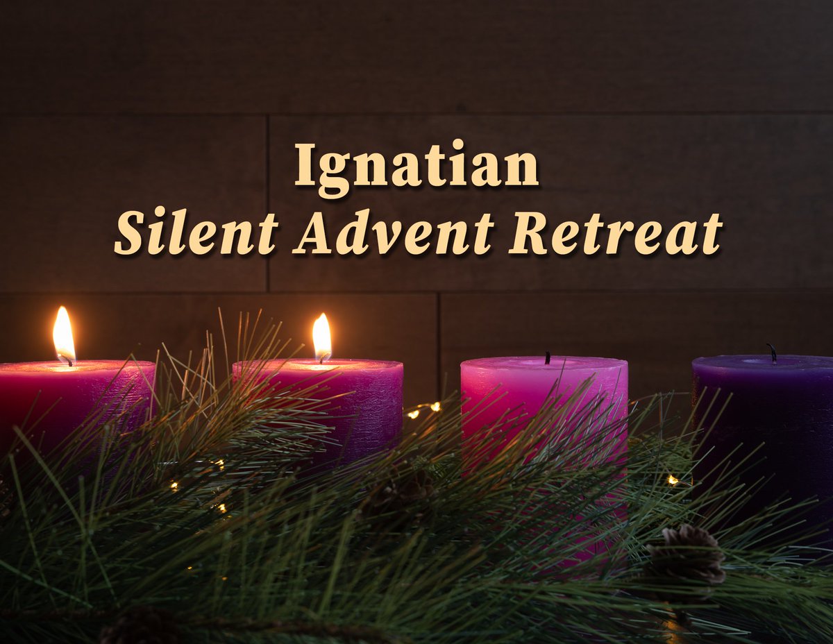 Longing for some peace, some quiet, some stillness in the midst of a busy December? Come to the Jesuit Retreat Center for our first-ever silent Ignatian Advent retreat.

Visit our website to learn more and to register.

jesuitretreatcenter.org/calendar/2025/…