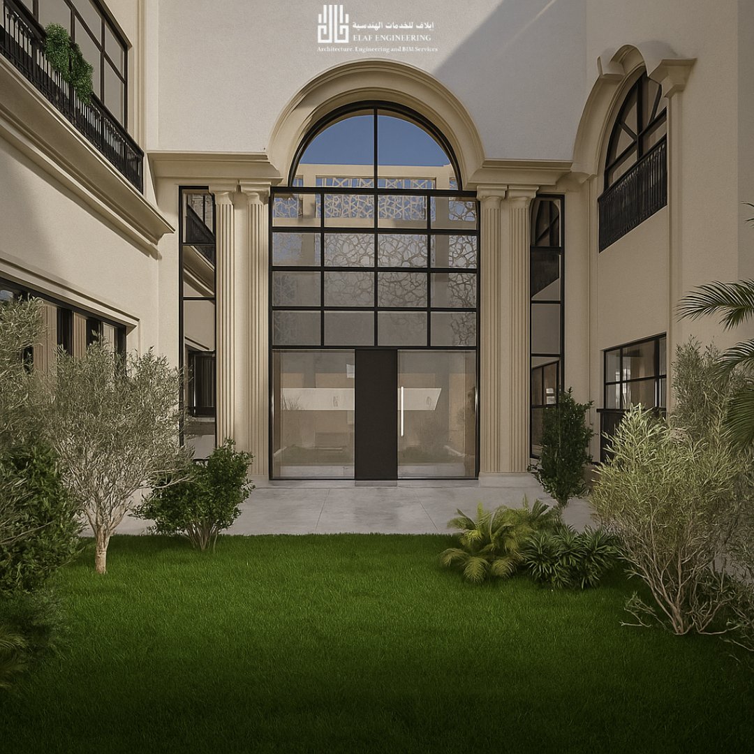 ElafEngineering's tweet photo. ✨ واجهة فيلا نيو كلاسيك – تصميم هندسي من إيلاف للخدمات الهندسية المتكاملة ✨

واجهة تجمع بين الفخامة الكلاسيكية والدقة المعمارية الحديثة:

-تصميم متوازن بمساحة 222 م²

-تناسق في النسب والعناصر المعمارية

-حلول تنفيذية تحقق الجمال والوظيفة معًا https://t.co/8PEtDuAOjt