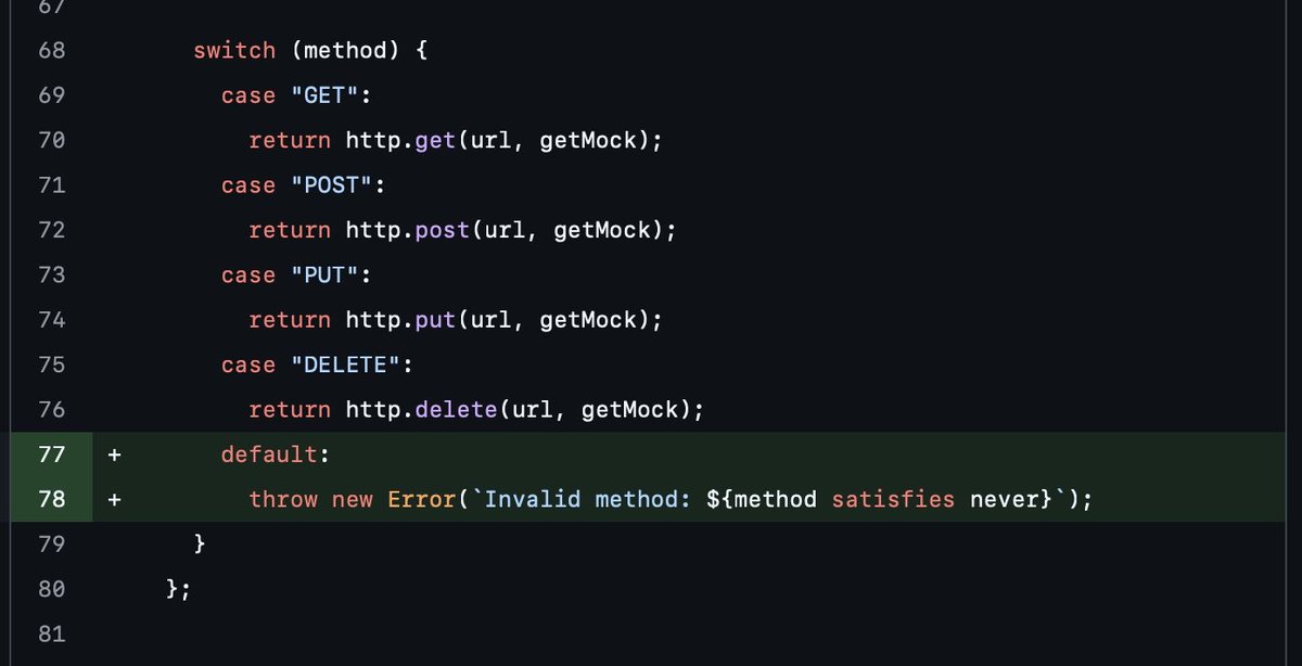 peter_knezek's tweet image. This is truly an improvement... just a gentle reminder to make sure we cover all possible cases so no one is overlooked 👌 #TypeScript