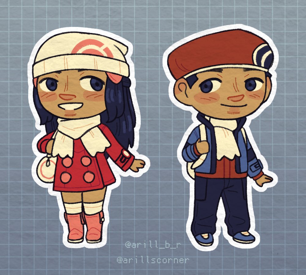arill_b_r's tweet photo. Sticker designs! (1-2/8) #pokemon #dppt https://t.co/LsA9qyXsZH