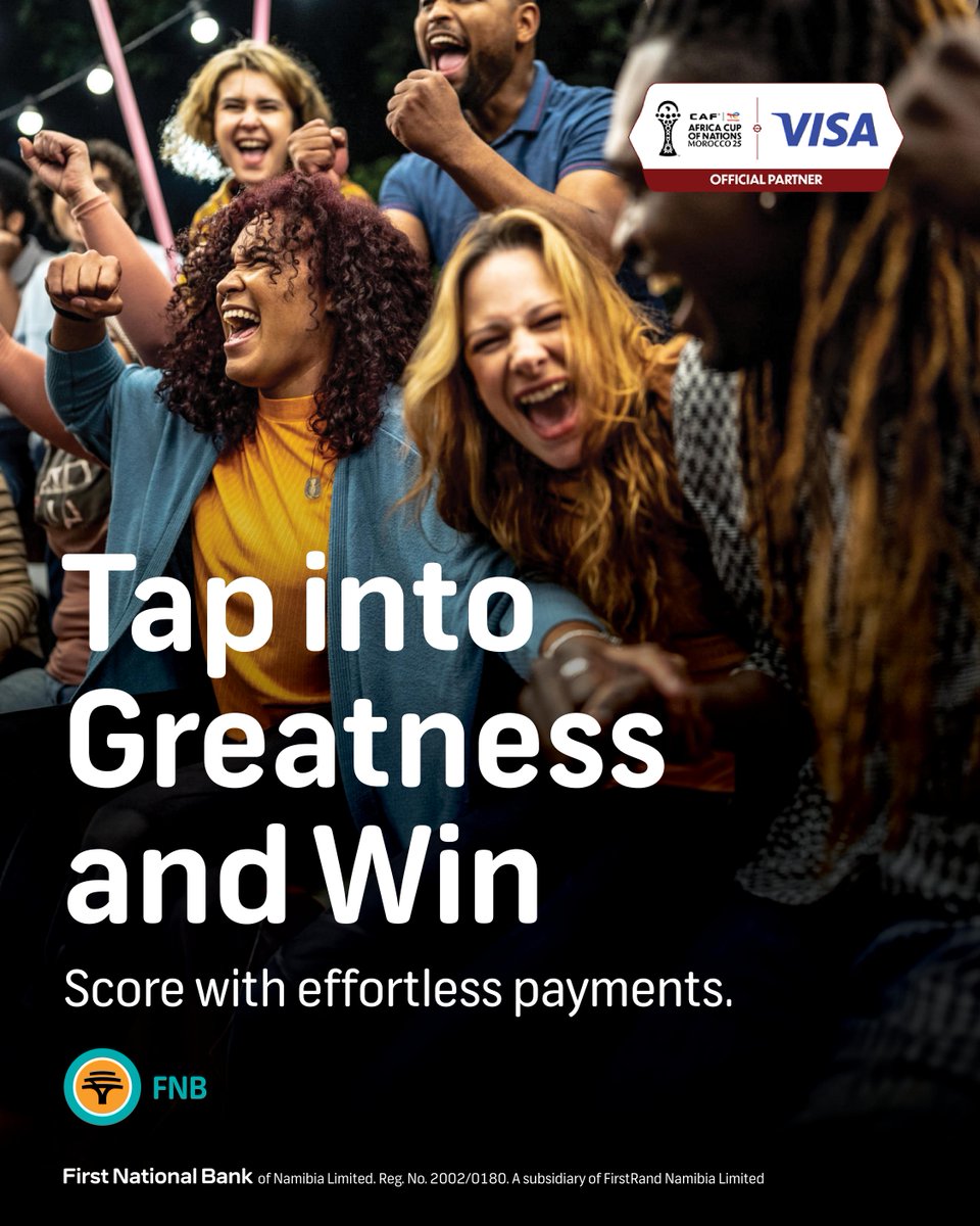 Every 5 swipes, taps or online payments with your FNB Visa Card can get you closer to a once-in-a-lifetime trip to experience the ultimate in African football. If you’re shopping, get tapping and you could be winning. #AFCON #Visa #FNBTaps