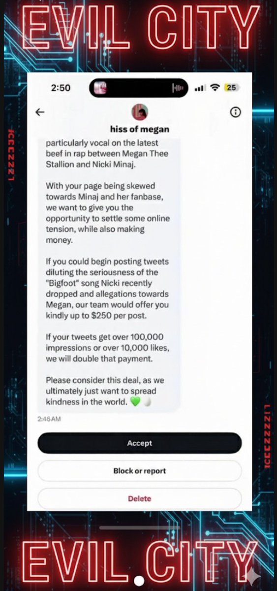 Shvdabarb's tweet photo. So y'all out here getting paid to push narratives? 💰 The receipts are out. Some 'fans' ain't loyal, they just on payroll. Real support doesn't come with a price tag. The truth always leaks out, no matter how much you pay to silence it. #PaidTweets #FandomForSale https://t.co/8270Cx88MJ