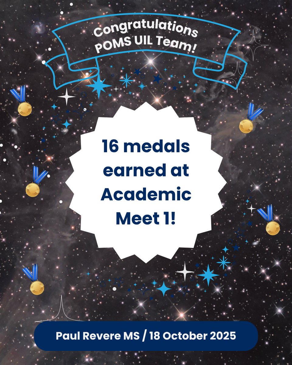 pomslibrary's tweet image. The ⁦@pinoakms⁩ UIL team worked very hard and did a terrific job at the first meet of the year! 🏅Go Chargers!🏅#wearepinoak #livinglibrary ⁦@uiltexas⁩