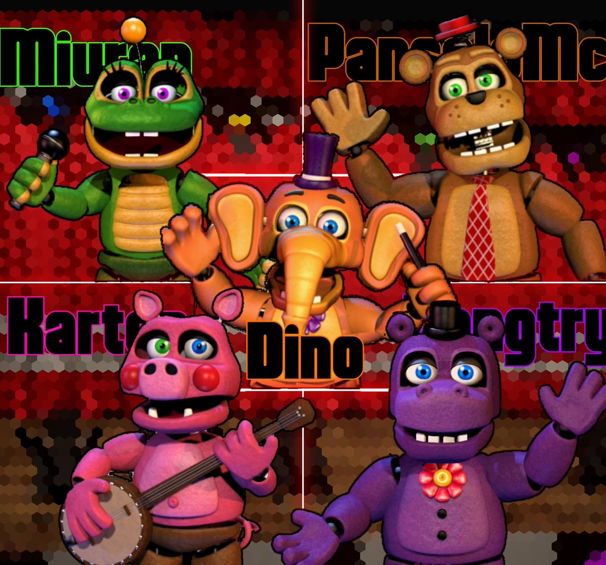 ⚠️⚠️CAST REVEAL PT.5⚠️⚠️
SE VIENEN LOS MEDIOCRE MELODES

Orville elephant - <a href="/DinoRap_17/">LSM - Dino Rap</a>
Happy frog - <a href="/Miu_Rap/">Miu ⚠Comisiones Abiertas Miniaturas⚠</a>
Nedd Bear - <a href="/PanSoloMc/">LPD - PanSoloMC</a>
Pigpatch - <a href="/KartonRap/">Karton • 𓆩⟬ REN ⟭𓆪</a>
Mr.Hippo - <a href="/SoyLangtry/">SoyLangtry</a>

Será que son tan mediocres como su nombre indica, o se la van a sacar???
Mañana UCN en <a href="/elkenkisaurio/">🇻🇪 Kenkisito 🦕 || LST || LVM</a>