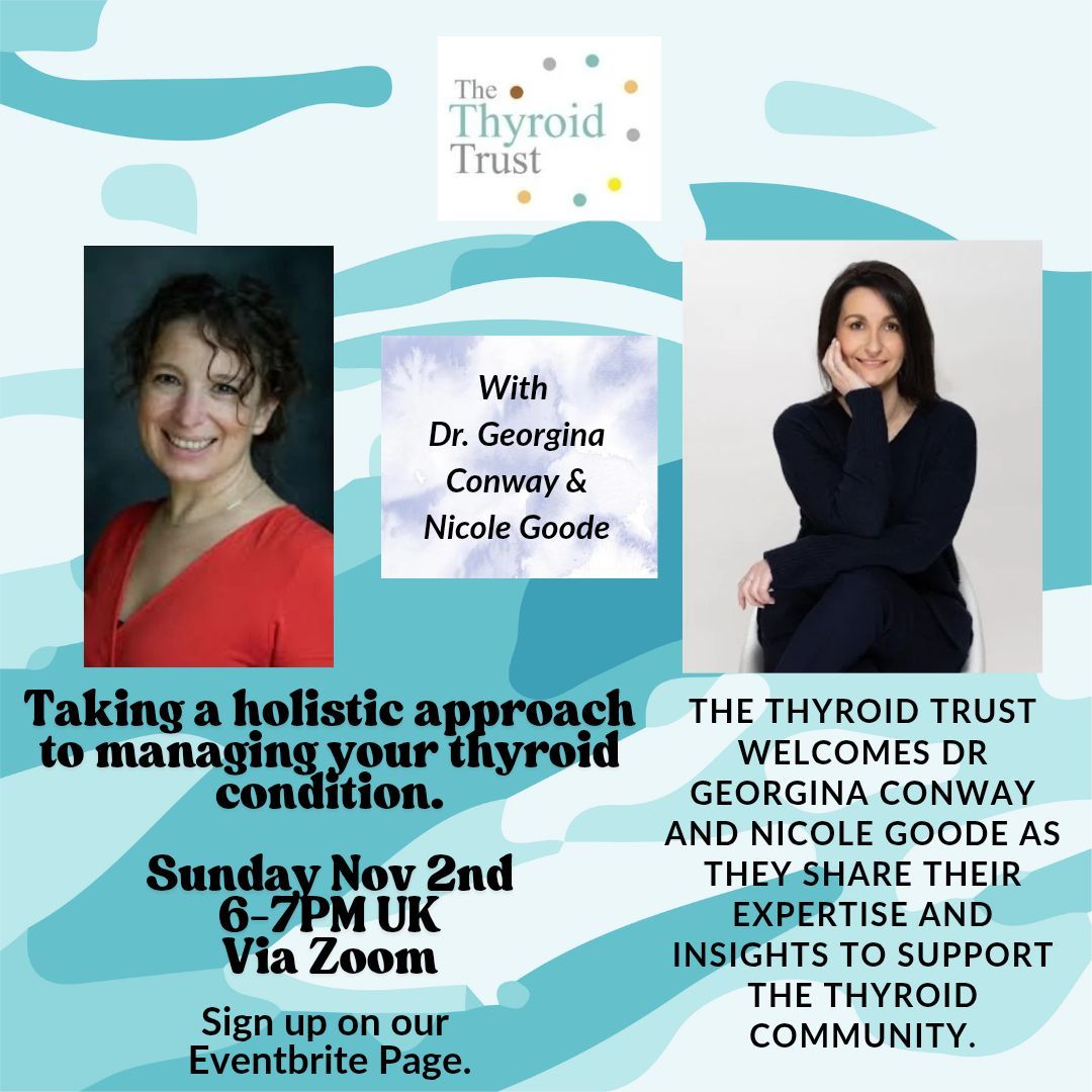 Join us for our next online event with Dr Georgina Conway &amp; Nicole Goode!
Get tickets here: eventbrite.co.uk/e/taking-a-hol…