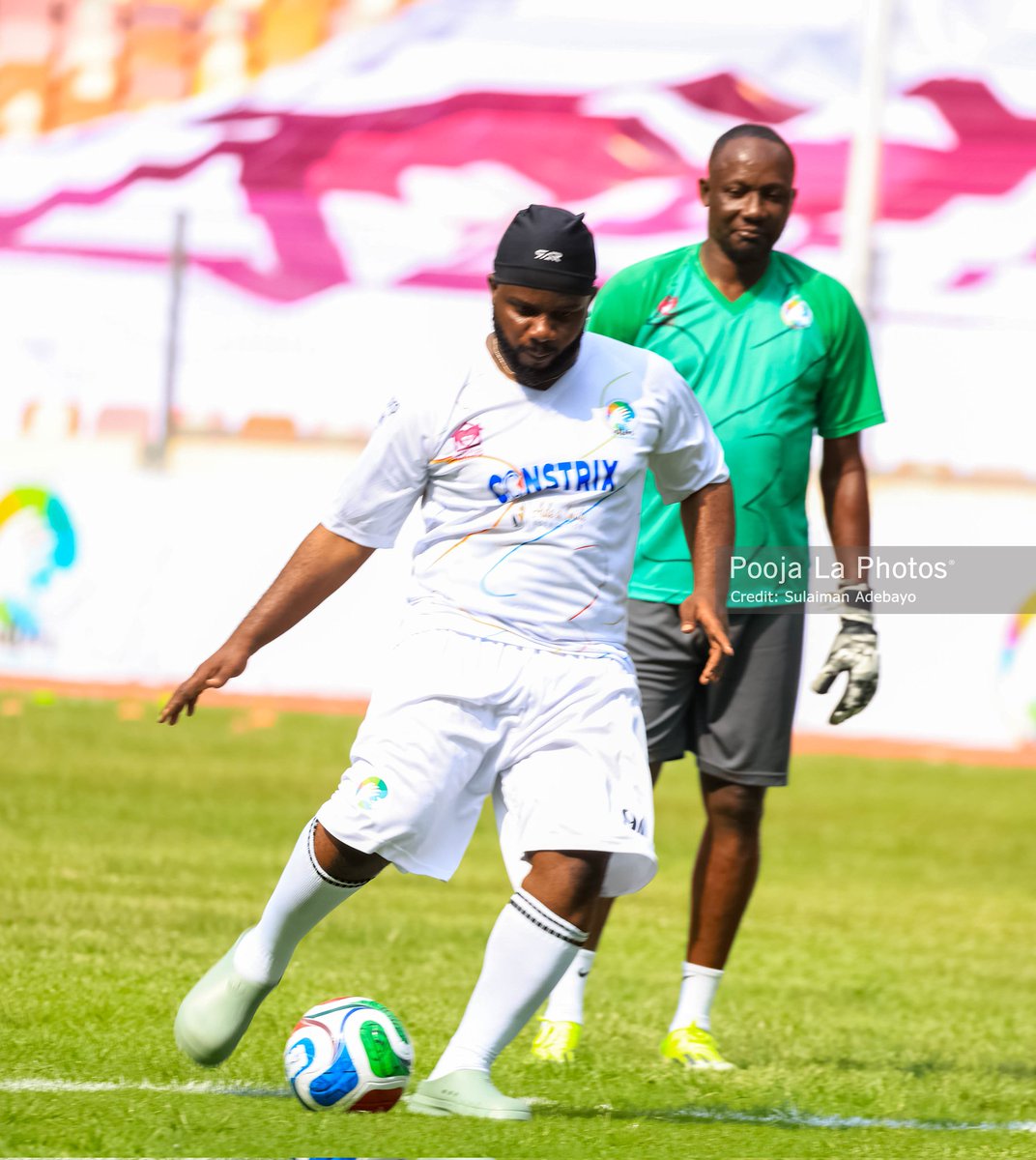Sabinus at Attom Foundation Charity match 👋