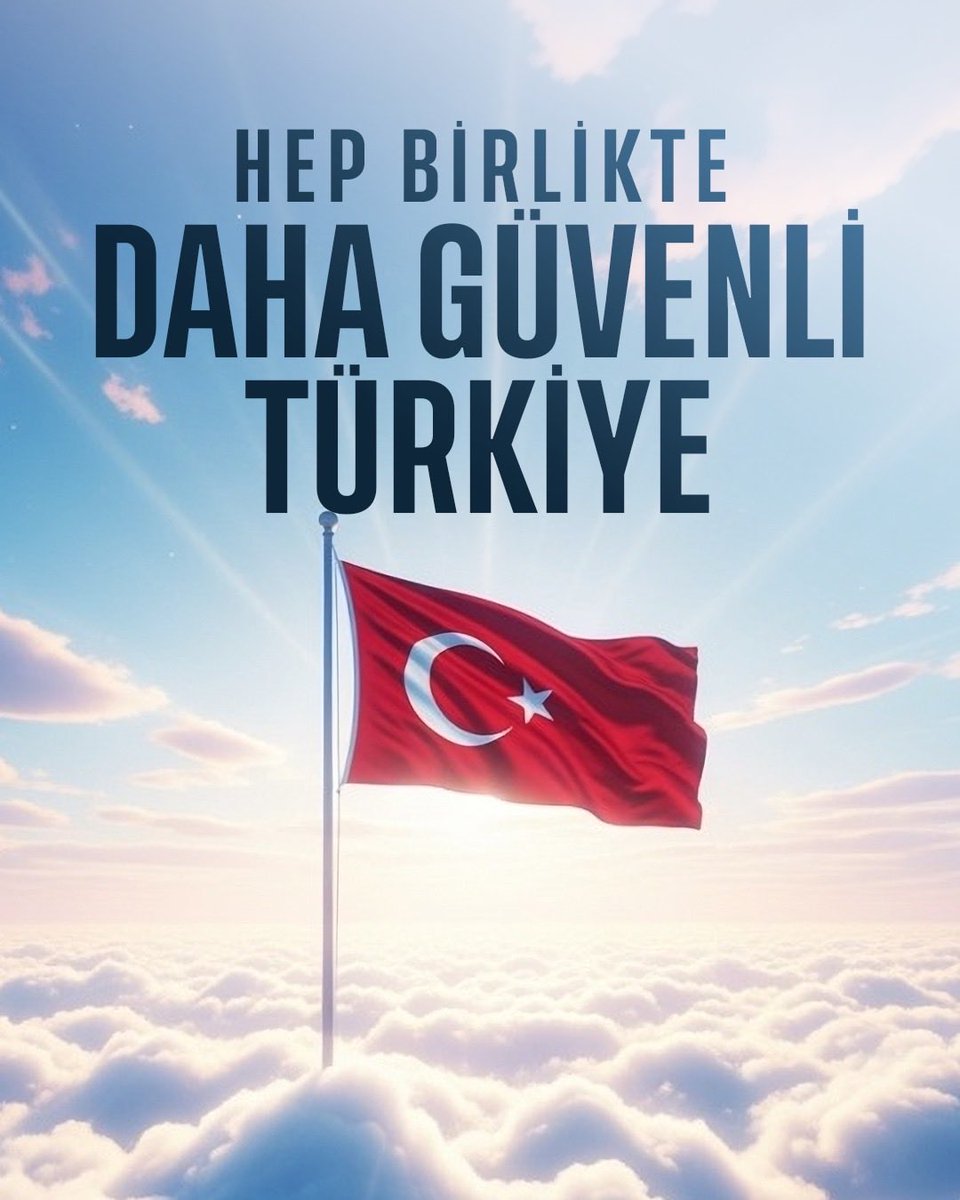 Terörsüz Türkiye sürecinde önemli bir aşamayı geride bırakıyoruz. Cumhurbaşkanımızın liderliğinde, milletimizin birlikteliğiyle bu hedefe ulaşmak için atılan her adım, geleceğimize umut katıyor. 

Hep birlikte daha güvenli bir Türkiye için ilerliyoruz! 
#HuzurluTürkiye 🇹🇷