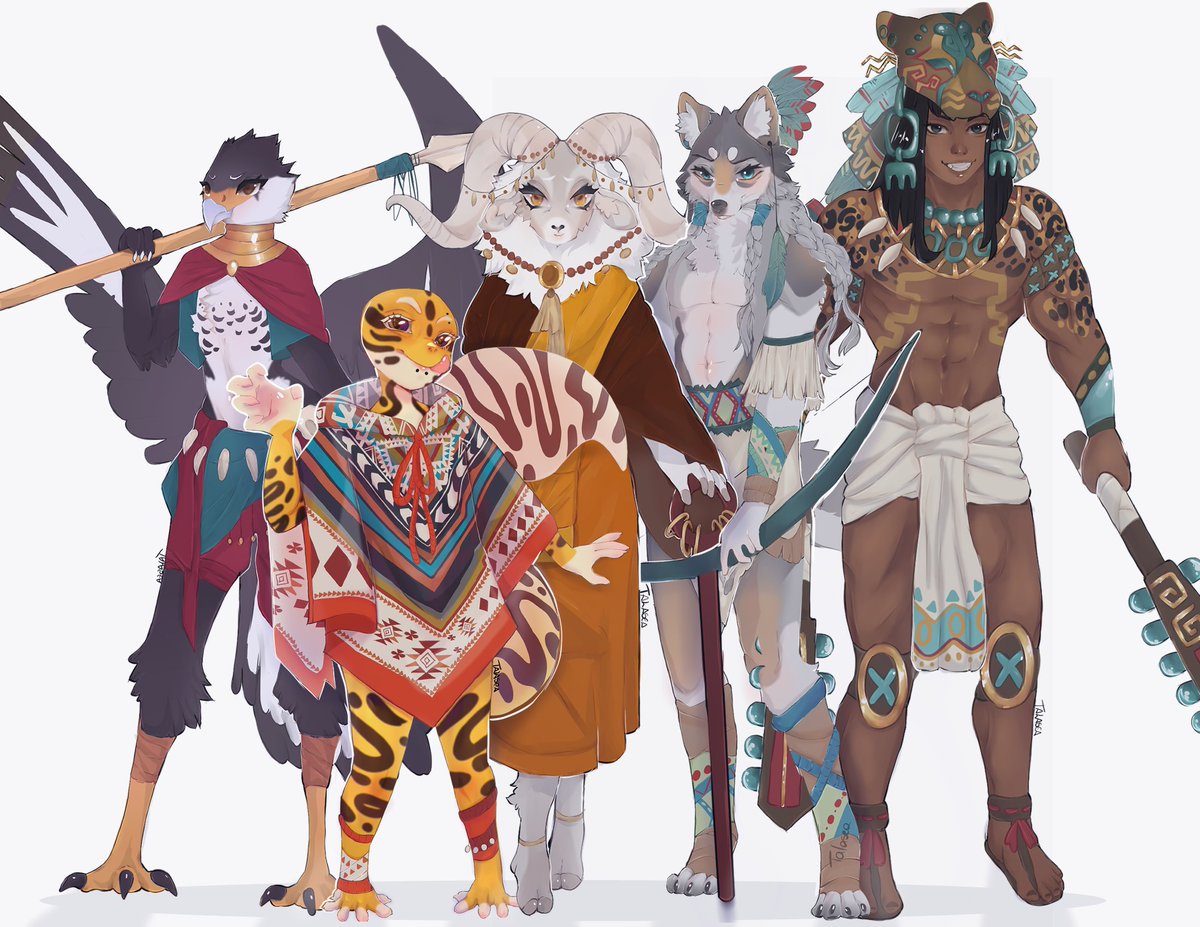 Talaseart's tweet photo. Large group commission completed!
It was such a joy to bring all these characters together! https://t.co/N2V7eSOqhC