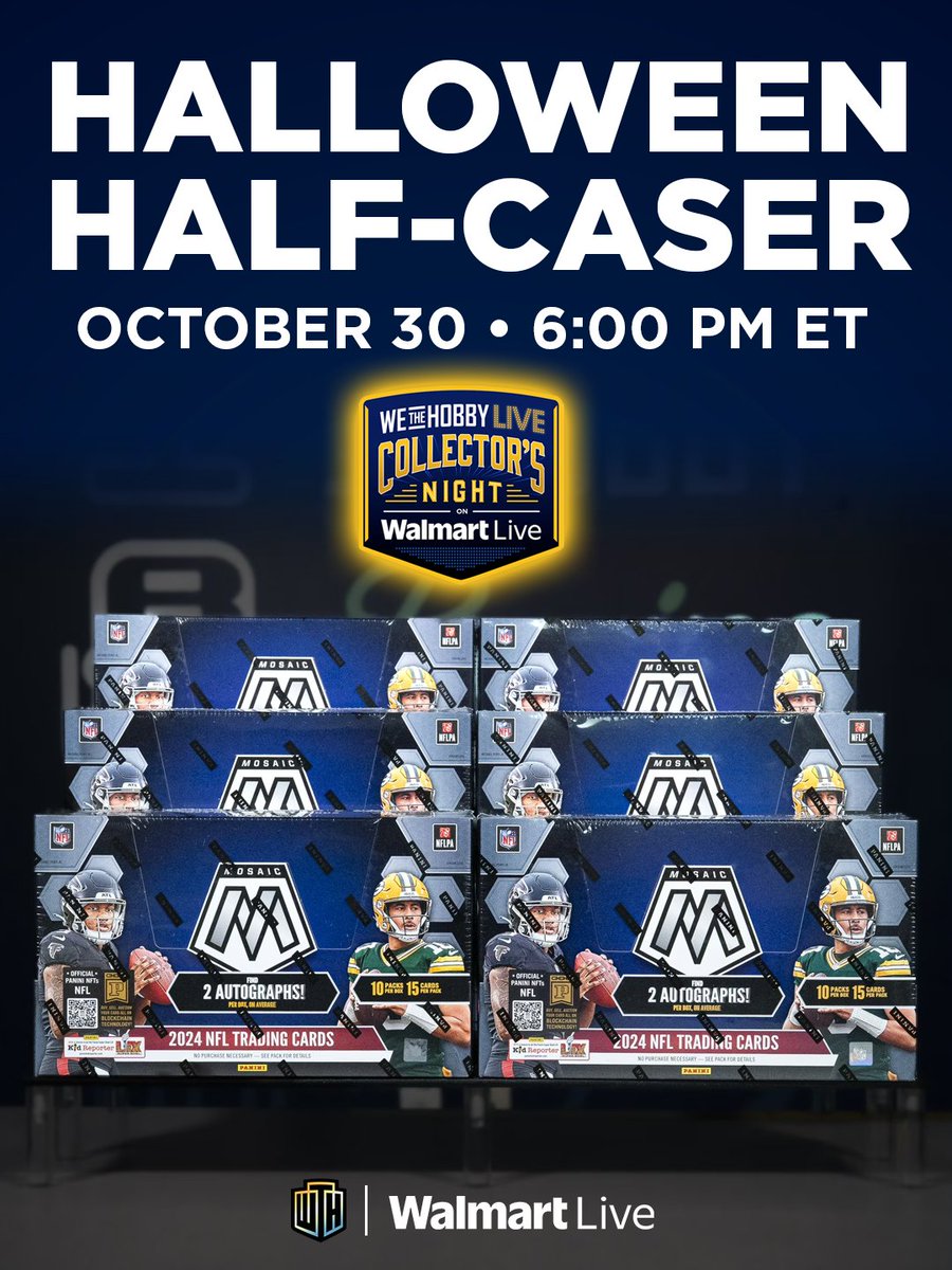 We a ripping a half-caser of Mosaic!

Get your spot now 👉 walmart.com/ip/LIVE-BREAK-…