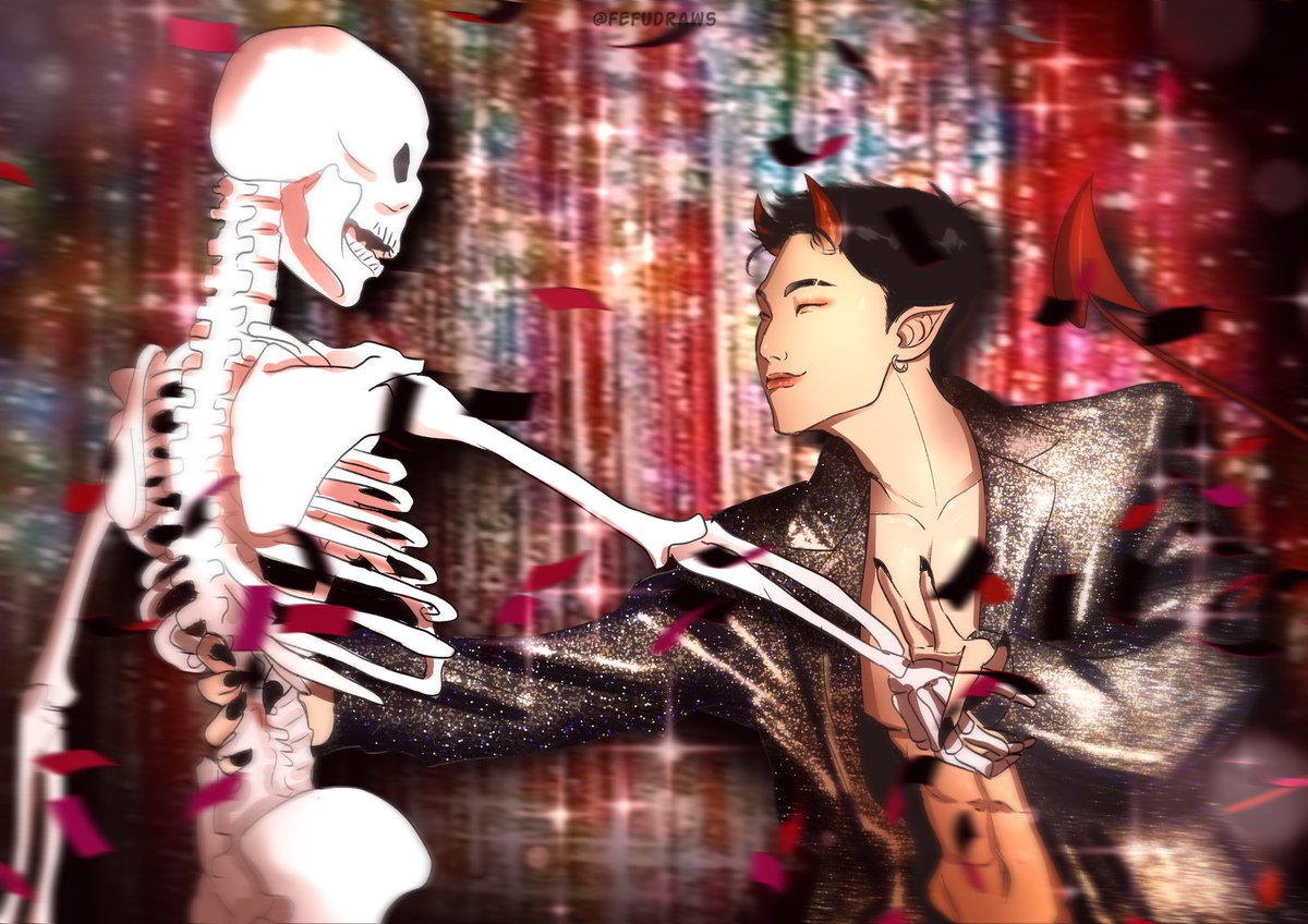 fefudraws's tweet photo. IV. [Duelum Quintum]

                        ANGEL JUN
                                 vs 
                   DEMON HOSHI

Are you  #TeamHeaven 🪽 or #TeamHell 🔥?

#BetweenLightAndShadow
#준 #JUN
#호시 #HOSHI 

▫️VOTE below! ↓ https://t.co/snbW9PBTfg