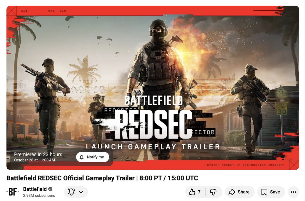 RedSec Intel tweet media