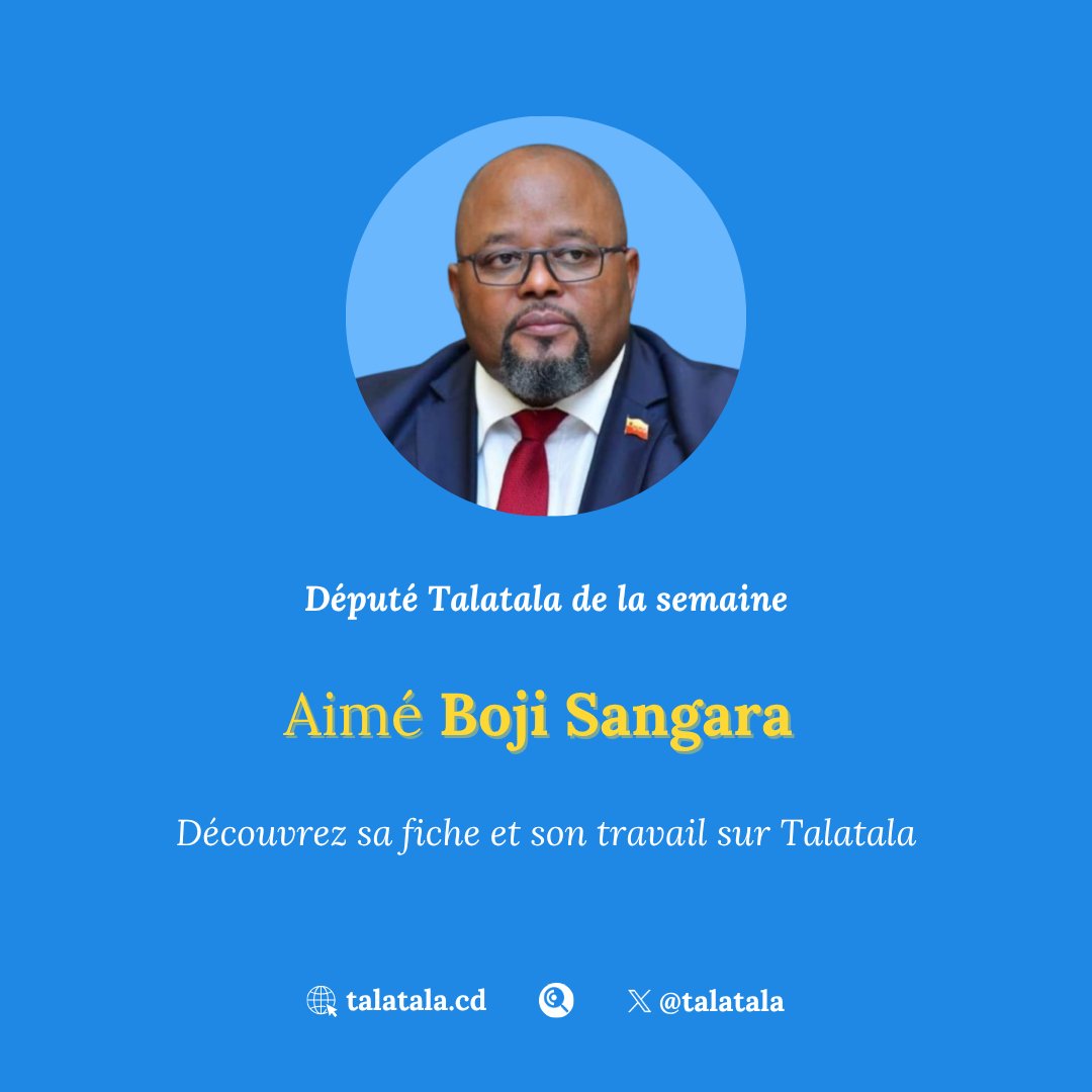 La page député la plus consultée la semaine passée est celle d’Aimé Boji, ministre honoraire de l’Industrie qui a démissionné de son poste au gouvernement pour postuler à la présidence de l’<a href="/AssembleeNatRDC/">Assemblée nationale 🇨🇩</a>