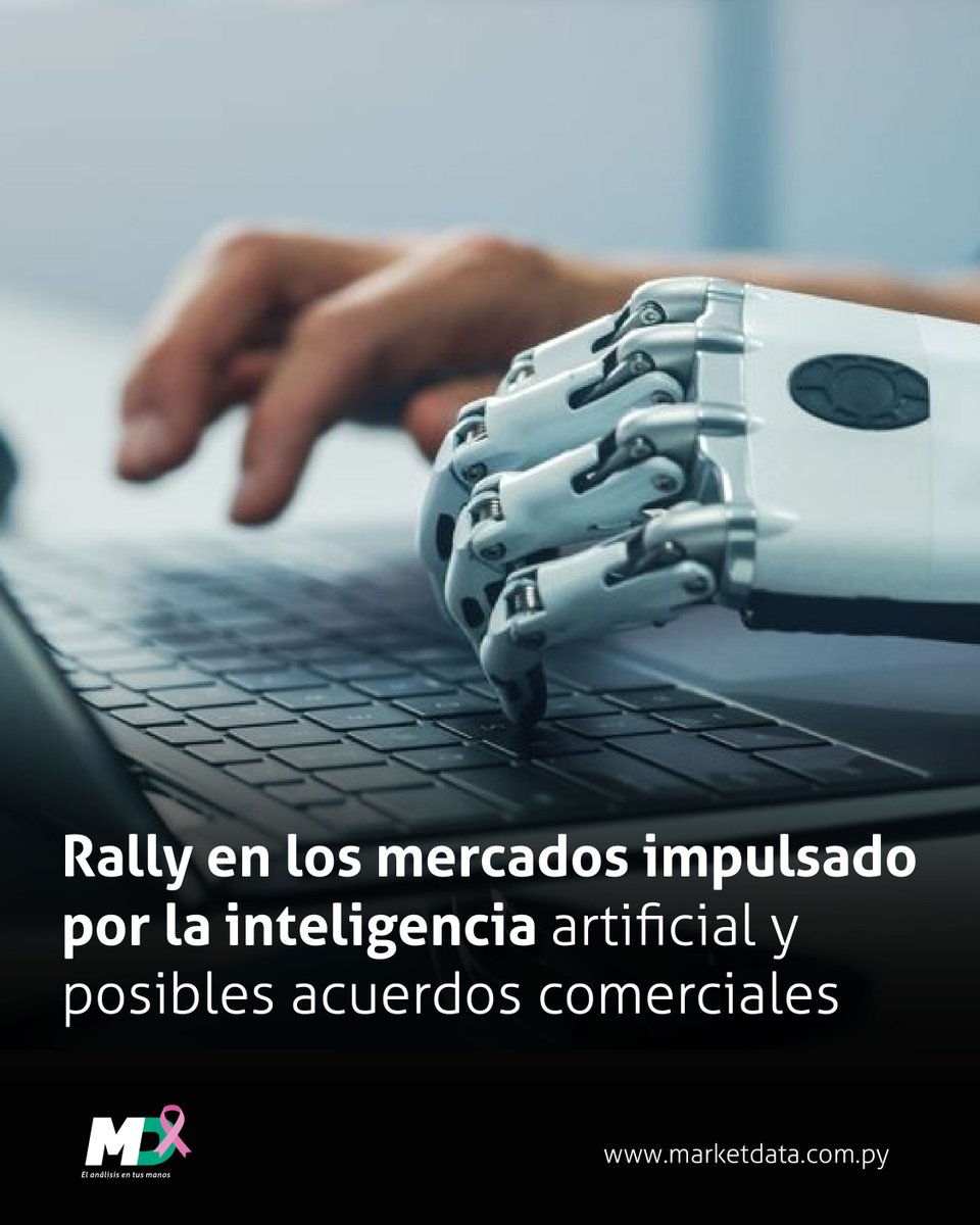 marketdata_py's tweet image. 📈 Las bolsas suben y el oro cae ante el optimismo por un posible acuerdo comercial, mientras que las recompras de acciones pierden protagonismo y la inteligencia artificial impulsa un récord histórico de inversión en Estados Unidos.
📍 Leé más en n9.cl/gkoeo