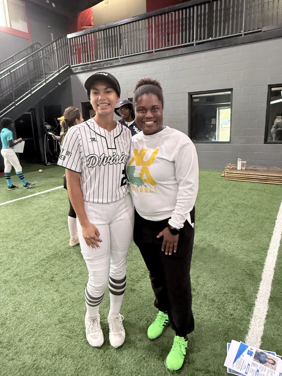 AlexisMay2029's tweet photo. Thank you Coach Kailey Anderson @CoachKAnderson and @XavierLouisiana 💜💛 for the opportunity to learn, grow, and showcase my game at the @d1vision_sb Death Valley Invitational Camp. Excited to keep building our connection! 🥎✨
#XULA #ThankYouCoach #SoftballLife #D1Vision #Grateful #AlexisMay