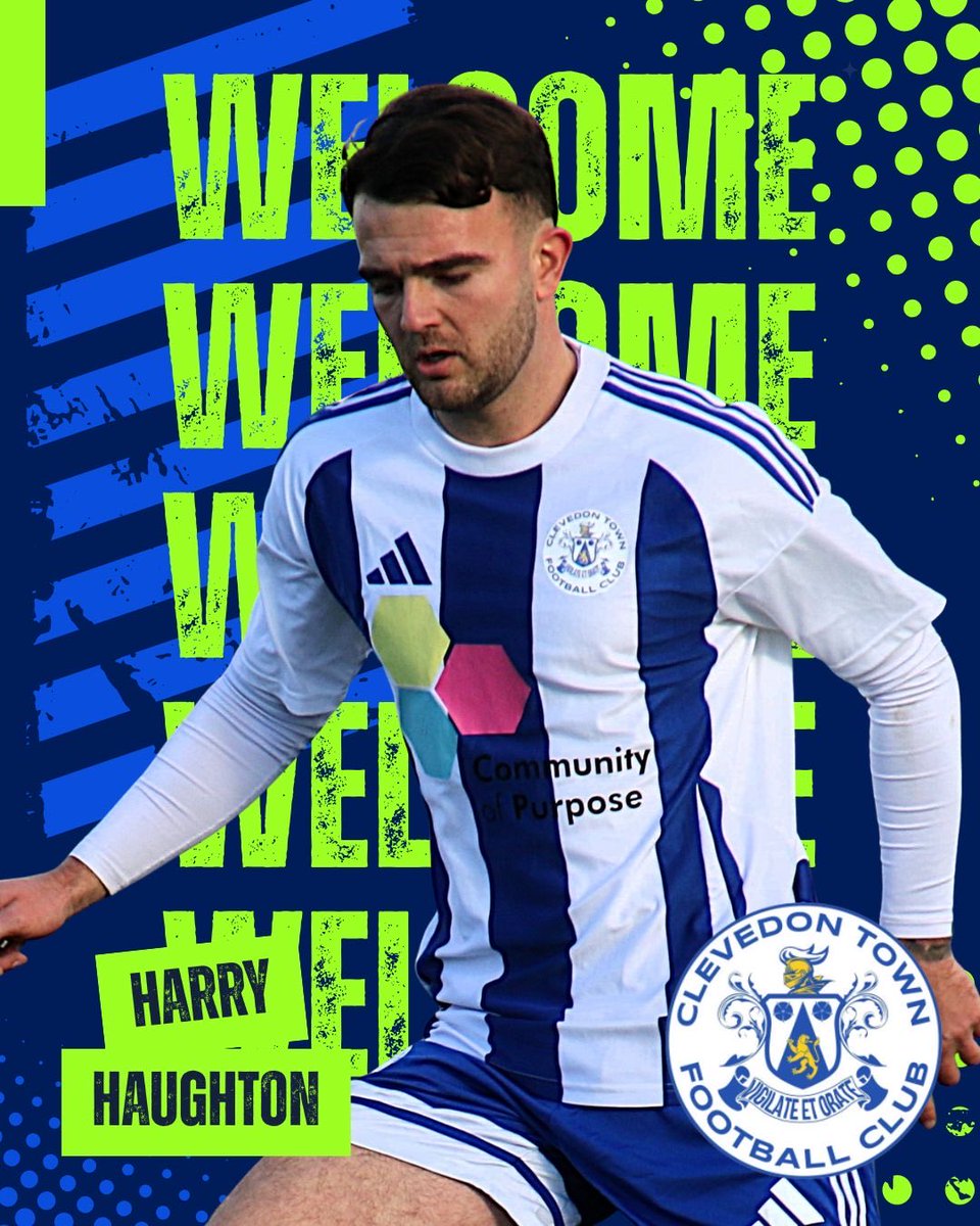 ❗️NEW SIGNING | HARRY HAUGHTON ❗️

We’re delighted to welcome Harry Haughton to Clevedon Town FC!
 Harry is a talented, ball-playing central midfielder with real quality — exactly the kind of player we’ve been looking to add to the squad 👏

🗣️ “Excited to join Clevedon, it’s a