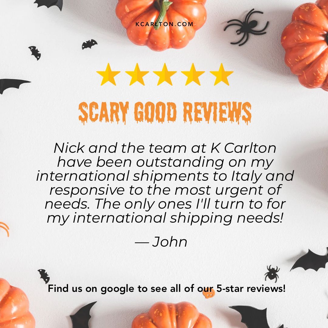 KCarltonIntl's tweet image. Five stars 🌟 and a big thank-you to our amazing clients!
At KCarlton International, reliability isn’t just a promise, 
it’s how we operate.

#FreightForwarding #LogisticsExperts #TeamKCarlton