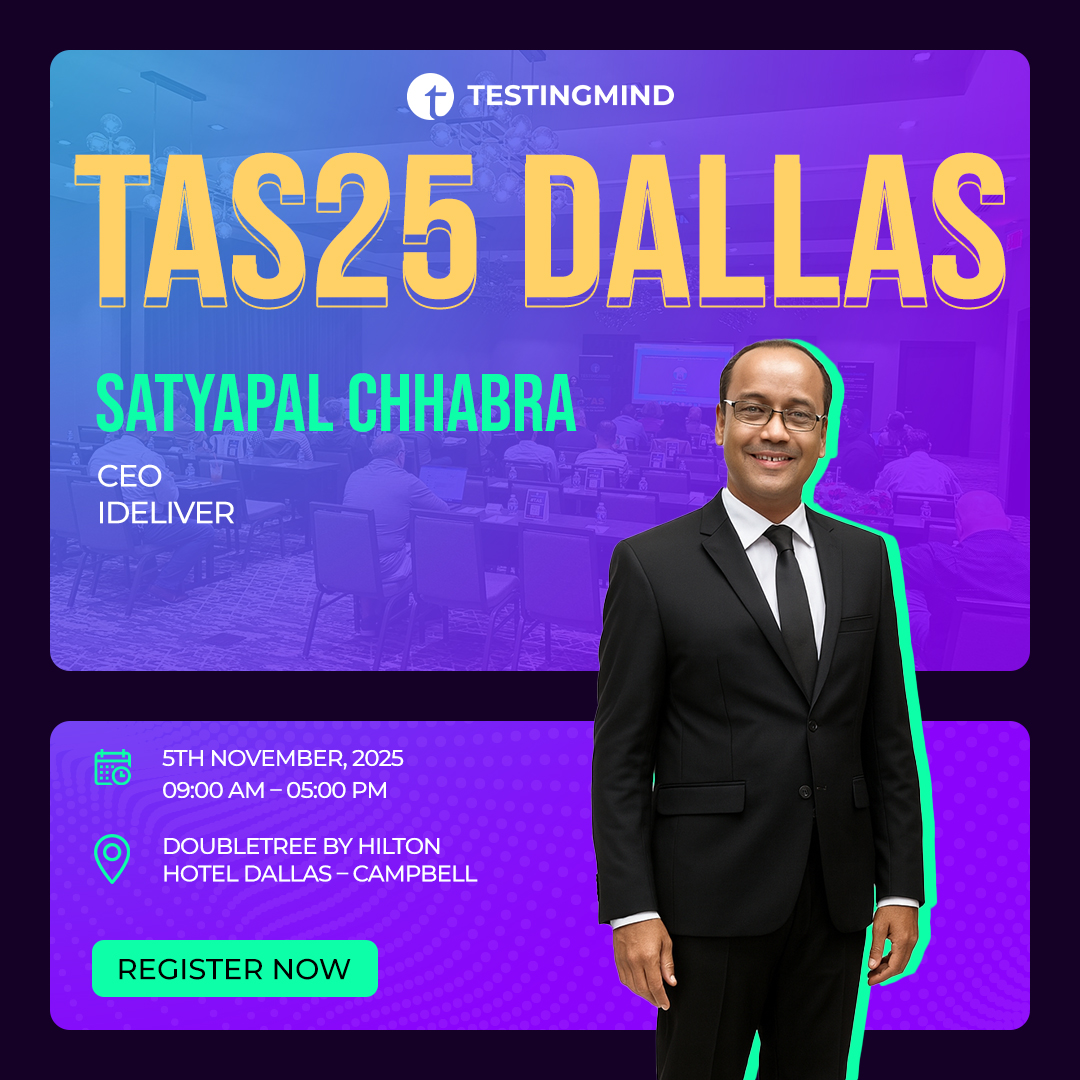 testingmindcon's tweet image. 🔥 Can Performance Testing Survive the Age of AI?

As AI reshapes the landscape of software development, one question stands out — does performance testing still matter when machines are doing the testing for us?

Join Satyapal Chhabra from iDeliver at the Test Automation Summit…