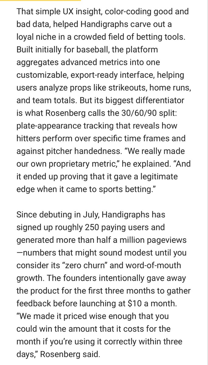 Had a blast talking to <a href="/jesselearmonth/">Jesse Learmonth</a> <a href="/BettingStartups/">BettingStartups.com</a> last week about what <a href="/DadsThatBet/">Slippin Jimmy</a> and I are building at <a href="/Handigraphs/">Handigraphs</a> - and what Baseball 2.0 will look like 👀 

🎧 open.spotify.com/episode/6wv0ZV…
🗒️ news.bettingstartups.com/p/handigraphs-…