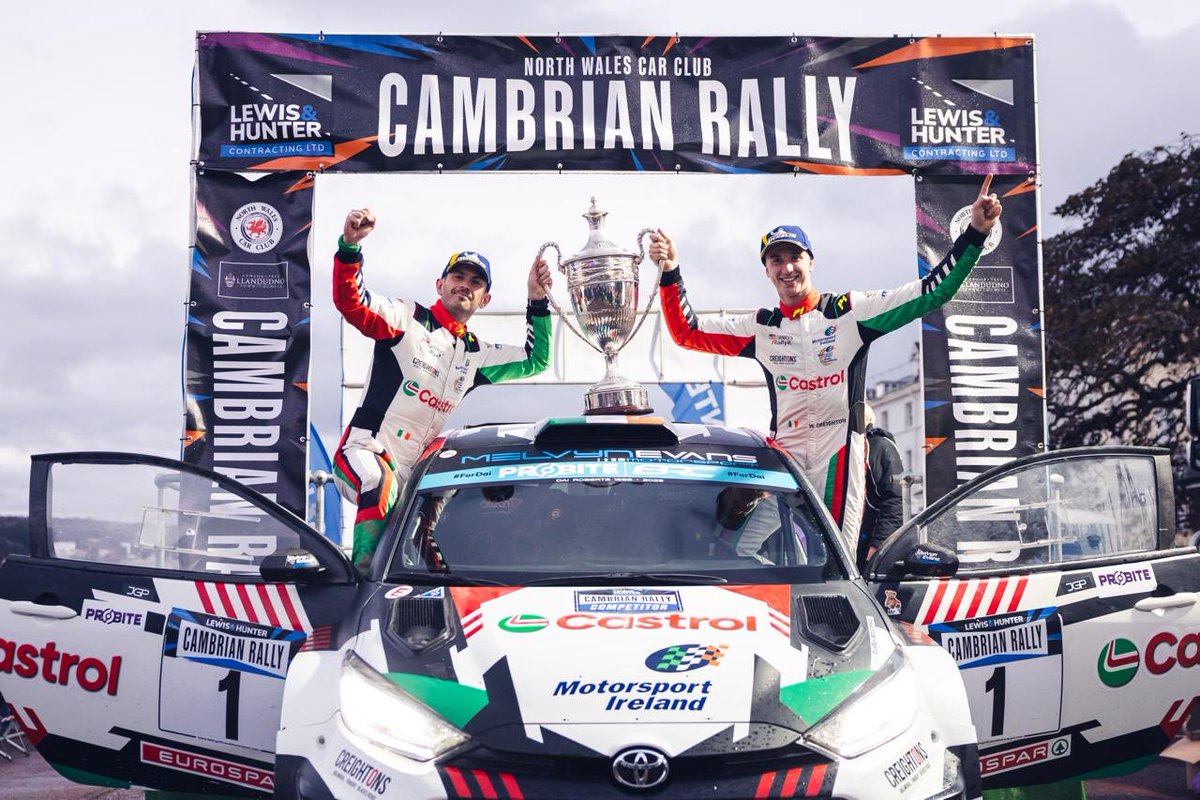 WCreighton1's tweet photo. @ToyotaUK @TGR_WRC @MyCreightons @Michelin_Sport @MIRallyAcademy How right were we? https://t.co/pYUgtVMtgP