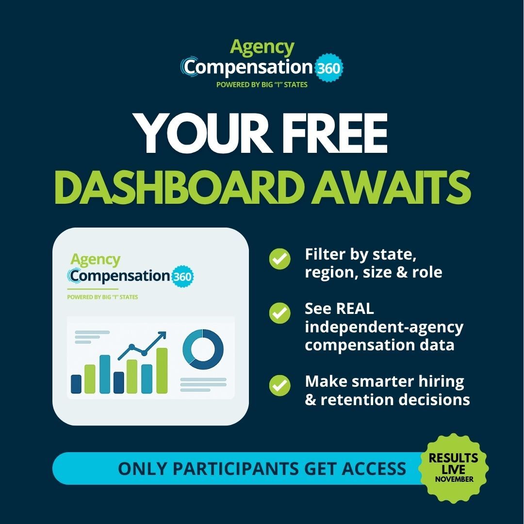 Agencies that complete Agency Compensation 360 will get free access to this powerful dashboard in November.
Don’t miss out — only participants get access!
Take the Survey Today – catalyit.com/comp360/IIABL