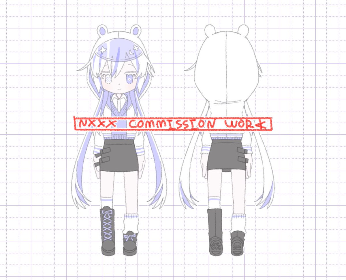 #commission 
캐디 커미션 작업 했습니다!