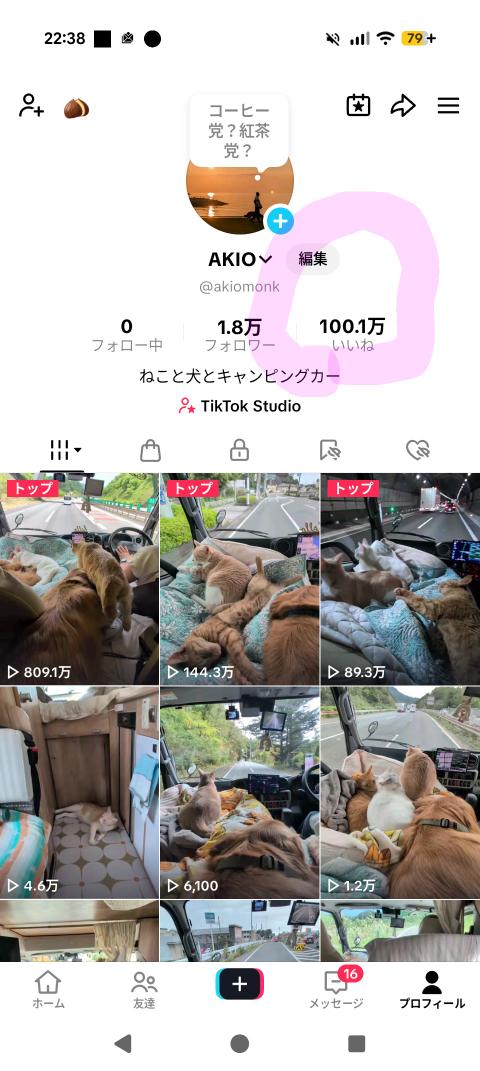 monkakio's tweet image. 100万いいね！😸😽😺🦮
ありがとうございます✨