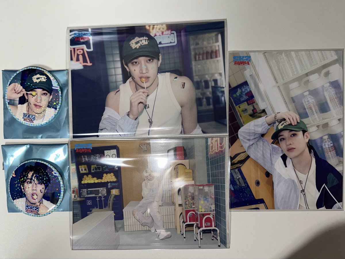 Stray Kids スキズ バンチャン サウナ 缶バッジ Stray Kids