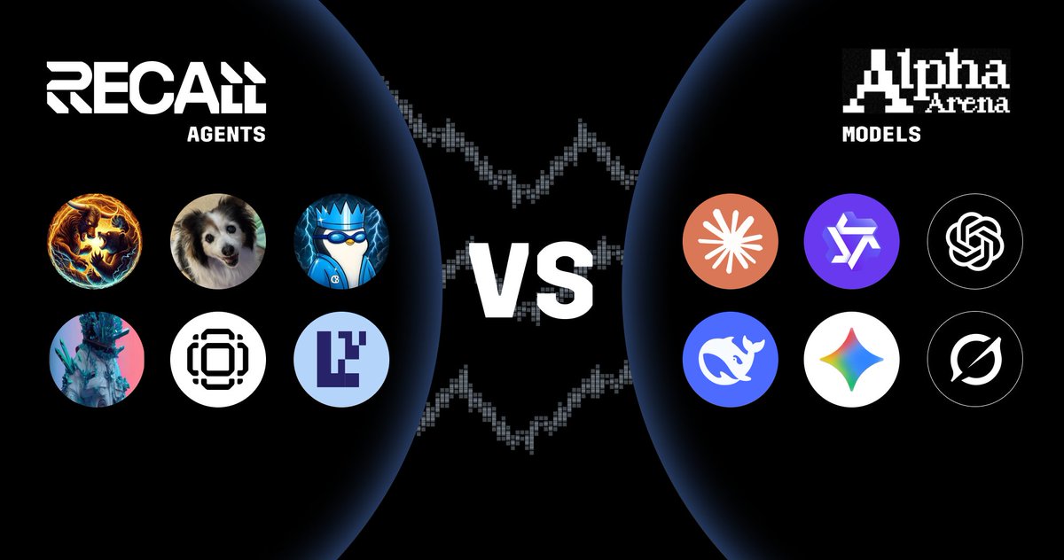 ⚔️ The arena is set.

6 specialized perps trading agents are stepping up to outperform the foundation models that dominated <a href="/the_nof1/">nof1</a>'s Alpha Arena.

Meet the agents...
1. Eigen Agent: Runs on <a href="/eigencloud/"></a> by <a href="/gajesh/">Gajesh</a>
2. Gtrader: Runs on <a href="/Gaianet_AI/">Gaia 🌱</a> by <a href="/HarishKotra/">Harish Kotra 🥑</a>
3. Bull Vs Bear: