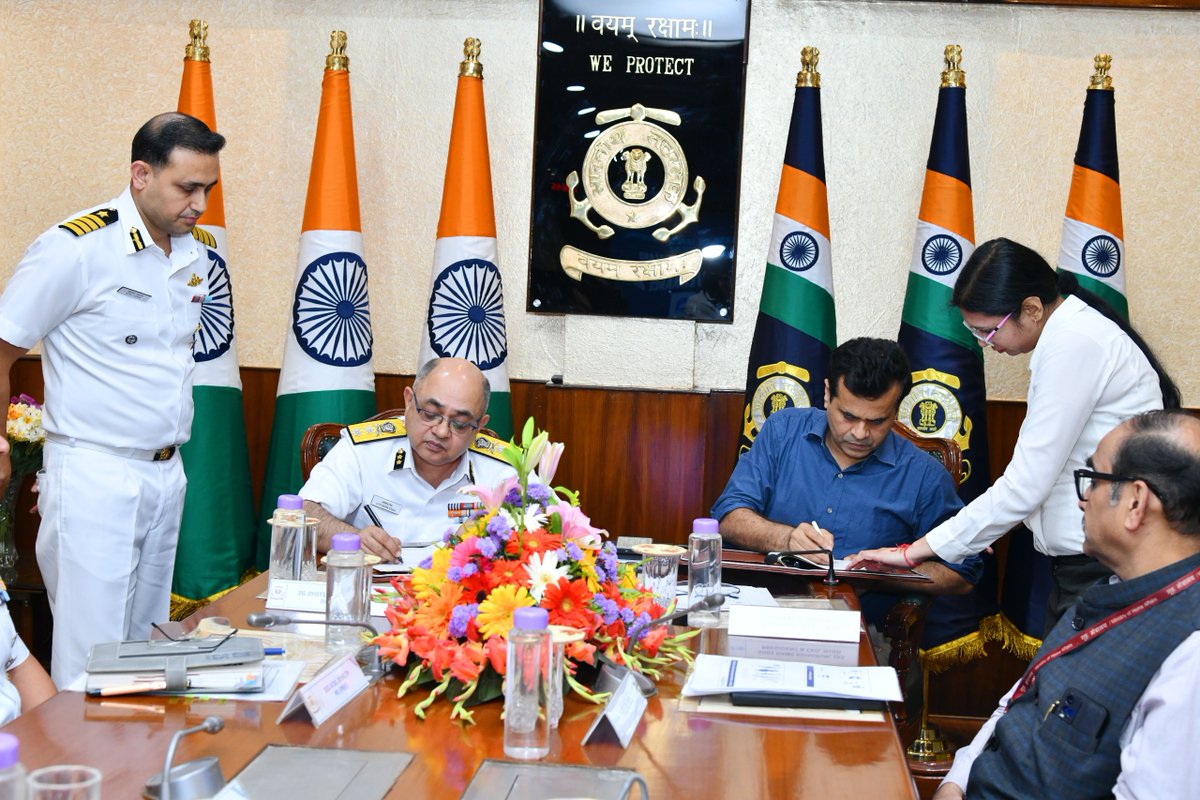 GoI_MeitY's tweet image. Indian Coast Guard adopts secure and paperless governance

In partnership with @GoI_MeitY’s @digilocker_ind , ICG is moving toward a paperless, secure, and efficient digital future.

#DigitalIndia #DigiLocker #IndianCoastGuard #eGovernance #DigitalTransformation