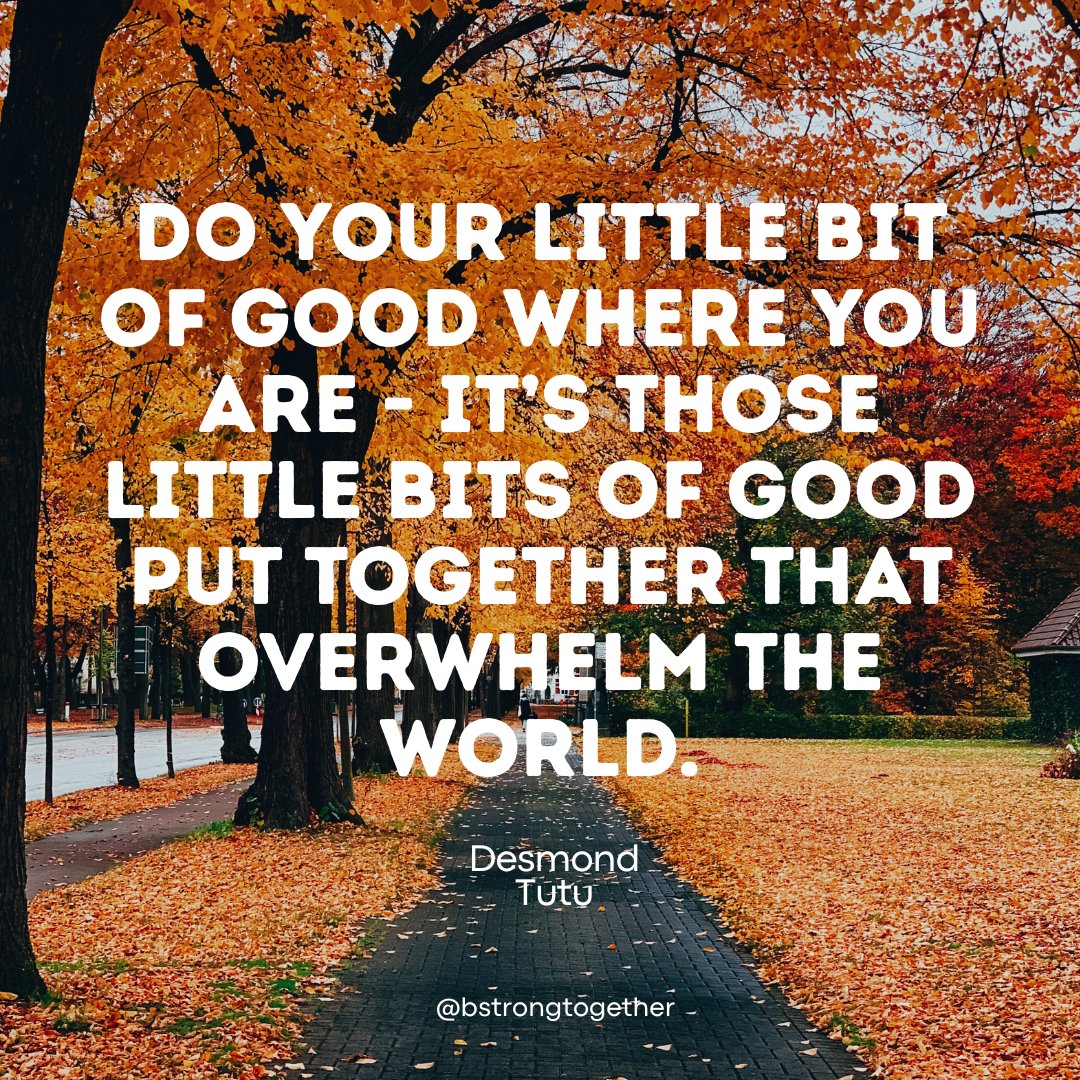Happy Monday! This week, look out for opportunities to share your little bit of good - it can be as simple as a smile, a kind gesture, a compliment, a hug, a text to a friend or a family member to tell them that you are lucky to have them in your life - every little bit counts.🥰