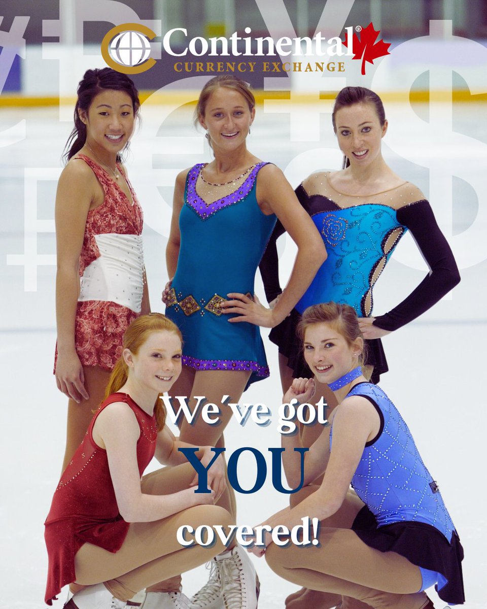 Competing in figure skating? Visit your local Continental Currency Exchange for exclusive group travel discounts. Save more for your team, enjoy the best rates, guaranteed!  
#FigureSkating #TeamTravel #GroupDiscounts #ContinentalCurrencyExchange #BestRatesGuaranteed