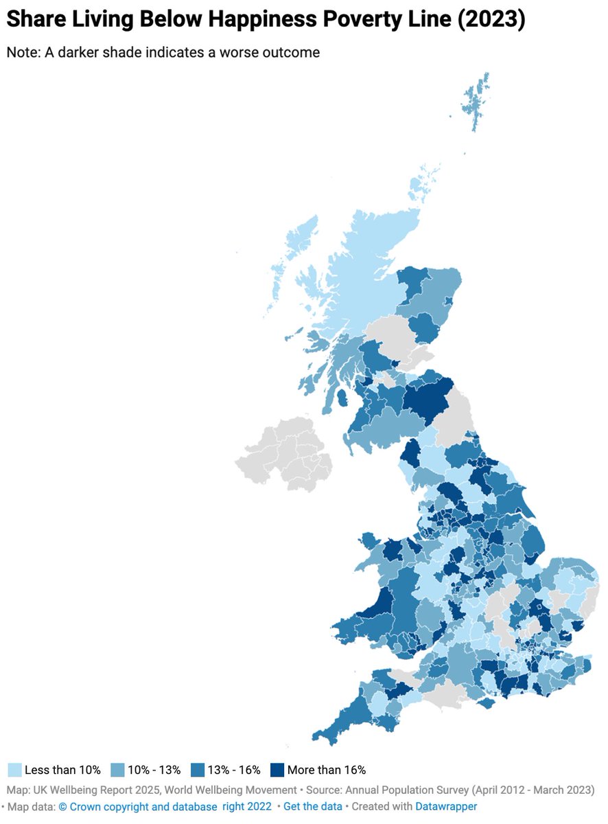 happinessindex's tweet image. The &quot;Happiness Poverty Line&quot; just hit 7 million in the UK. This is a critical performance issue for organisations

Focusing on employee happiness is no longer a &apos;nice-to-have&apos;—it&apos;s the bedrock of a thriving, high-performing culture 📈

@wwm_org #DataDrivenHR #UKWellbeingReport
